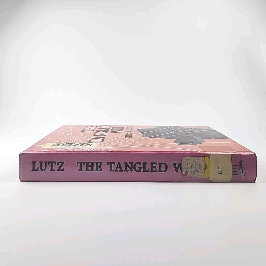 The Tangled Web by Giles A. Lutz LARGE PRINT Edition Hardcover Book 1983