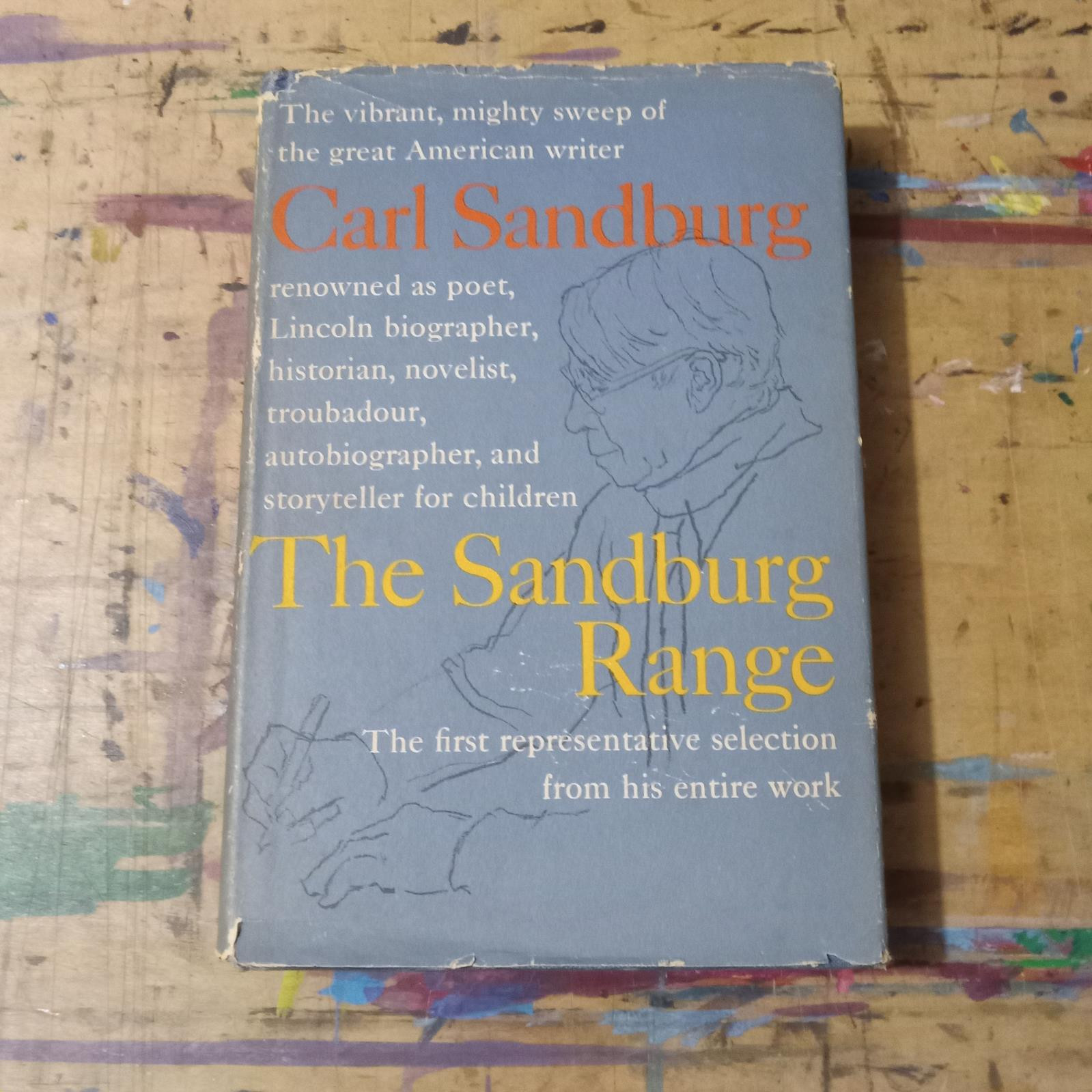 Carl Sandburg The Sandburg Range 1957 Harcourt Brace And Co 1st 4to HC DJ VG+ VG