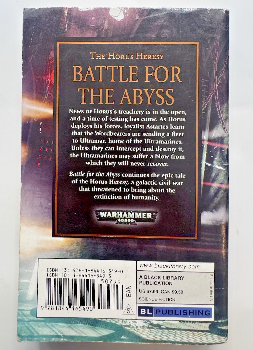Warhammer 40K Horus Heresy: Battle for the Abyss – Ben Counter PB Black Library