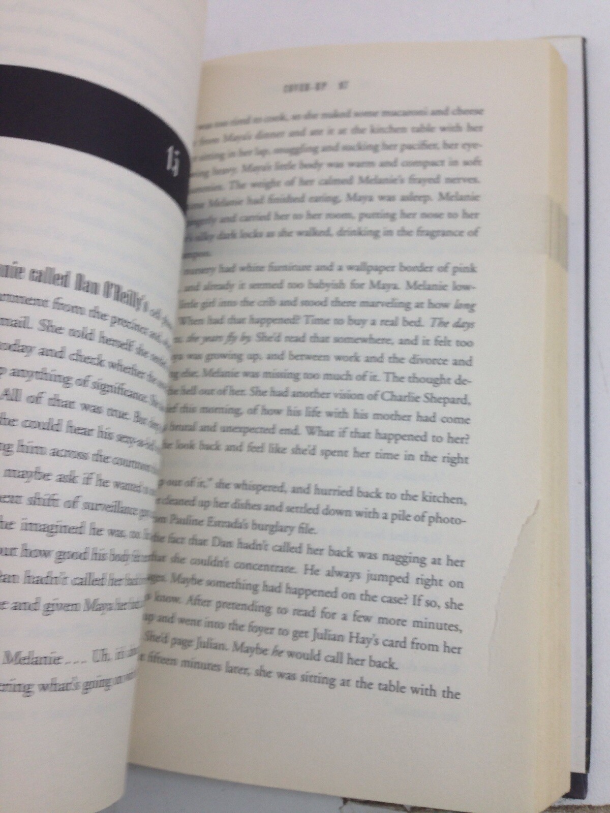 Cover-Up – Michele Martinez (2007, Hardcover, Dust Jacket, 1st Edition)