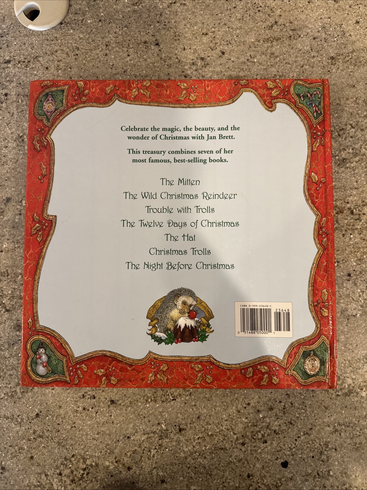 JAN BRETT’s Christmas Treasury, Twas The Night Before Mitten Trolls HC EUC