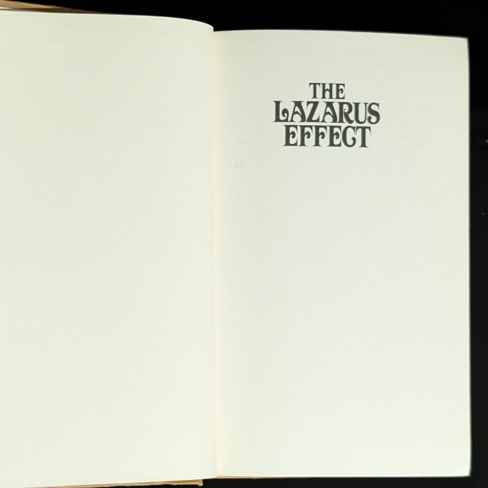 The Lazarus Effect SIGNED AUTOGRAPHED by BOTH Frank Herbert Bill Ransom RARE UK