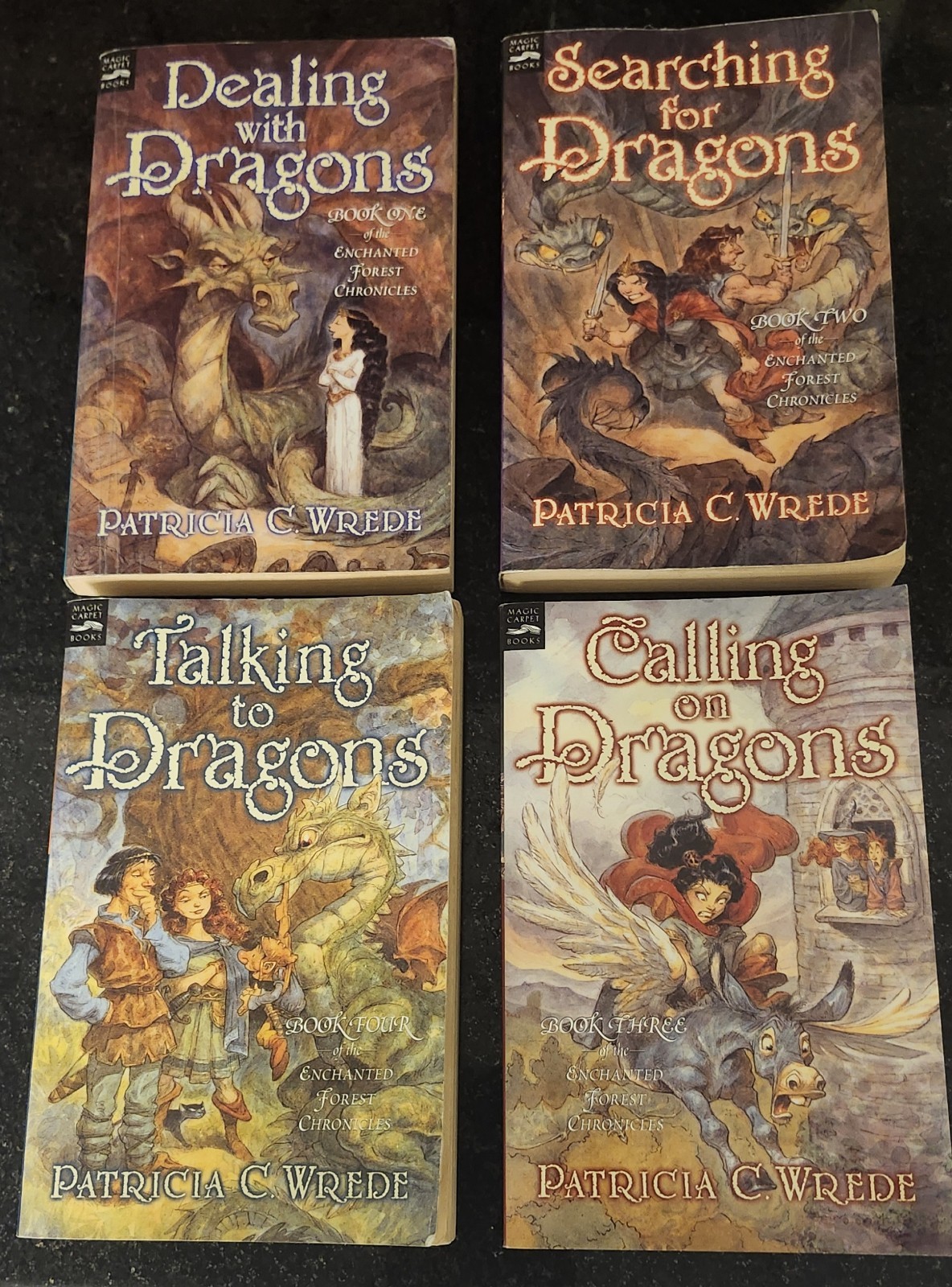 Complete Set Series 1,2,3&4 Enchanted Forest Chronicles by Patricia Wrede