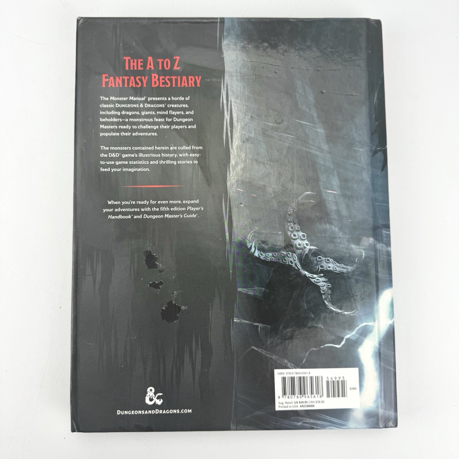 Dungeons & Dragons D&D 5e Core Rulebook Set Player’s Handbook DMG Monster Manual