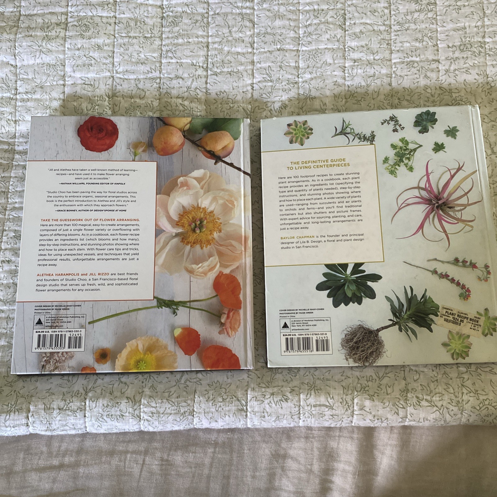 Set/2 The Flower Recipe Book The Plant Recipe 100 Floral Seasonal Arrangements