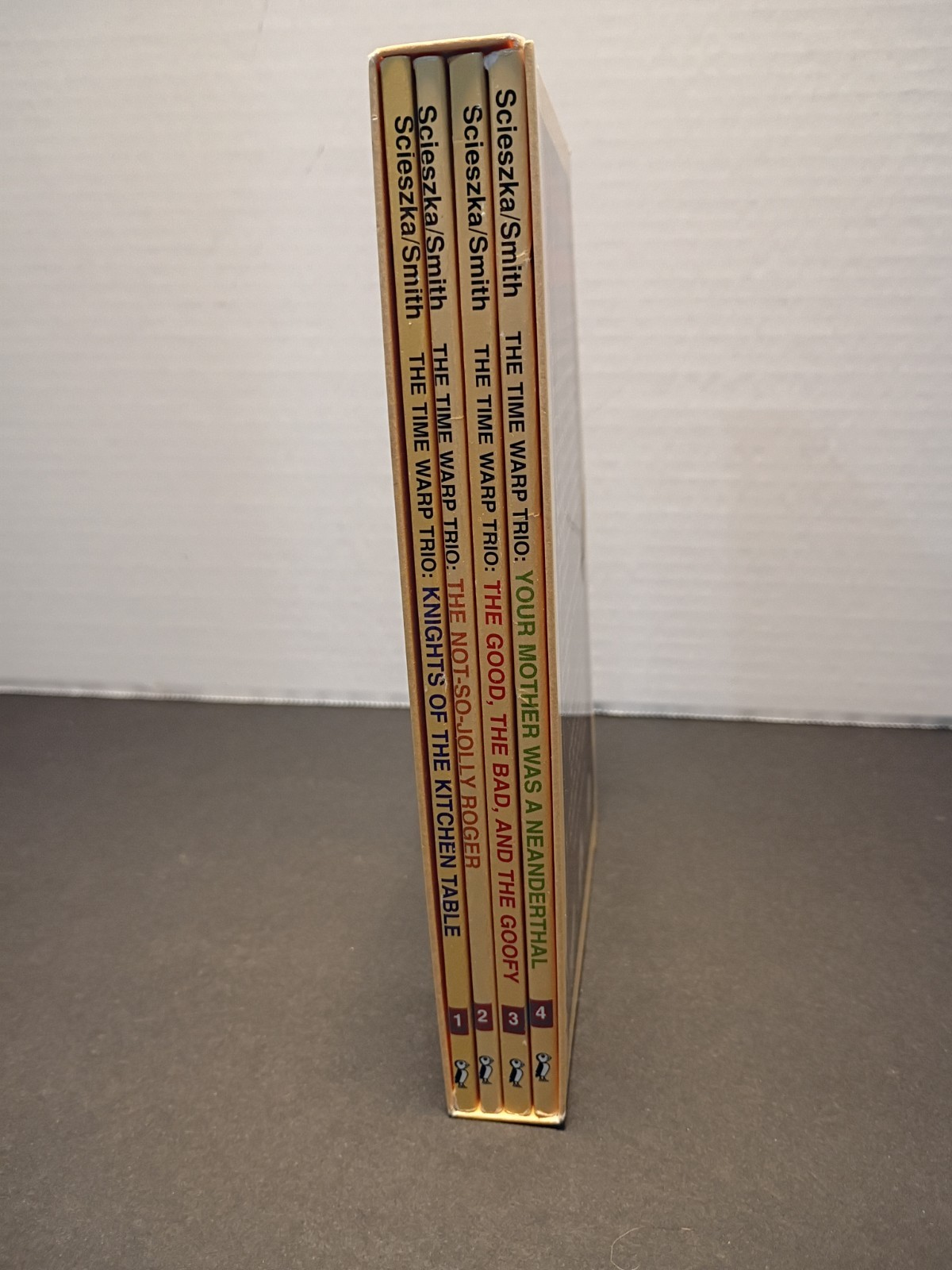 The Time Warp Trio Gift Set w/Slipcover 1-4 Jon Scieszka Ages 7-11