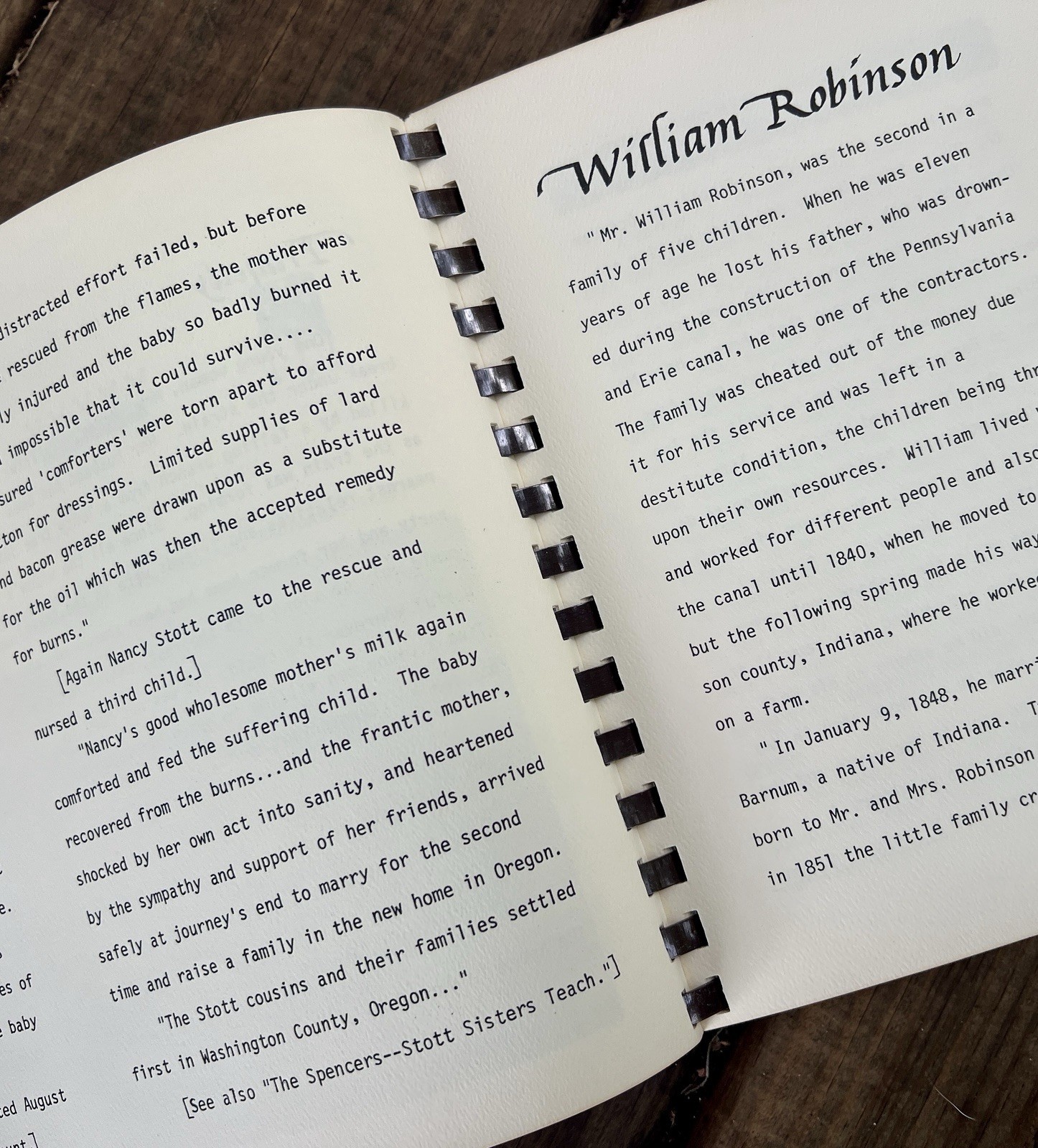 Traces of the Past 1984 Local-Family History Beaverton Washington County Oregon