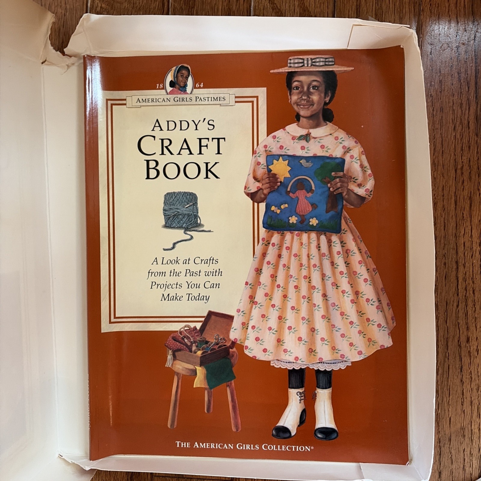Retired American Girl Addy’s Craft Book & Kit Pleasant Co 1990s 3 Crafts Kit