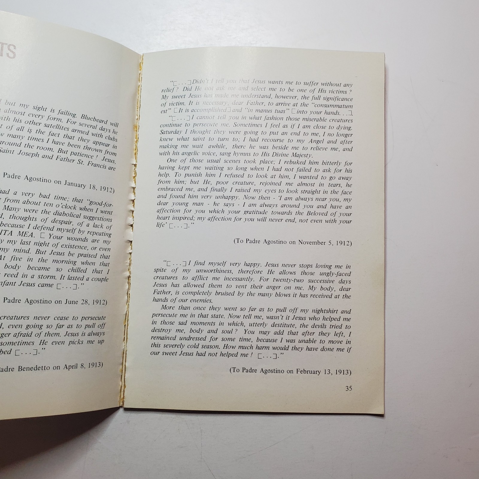 VTG Remembering Padre Pio Our Lady Of Grace Monastery Convent PB Italian Father