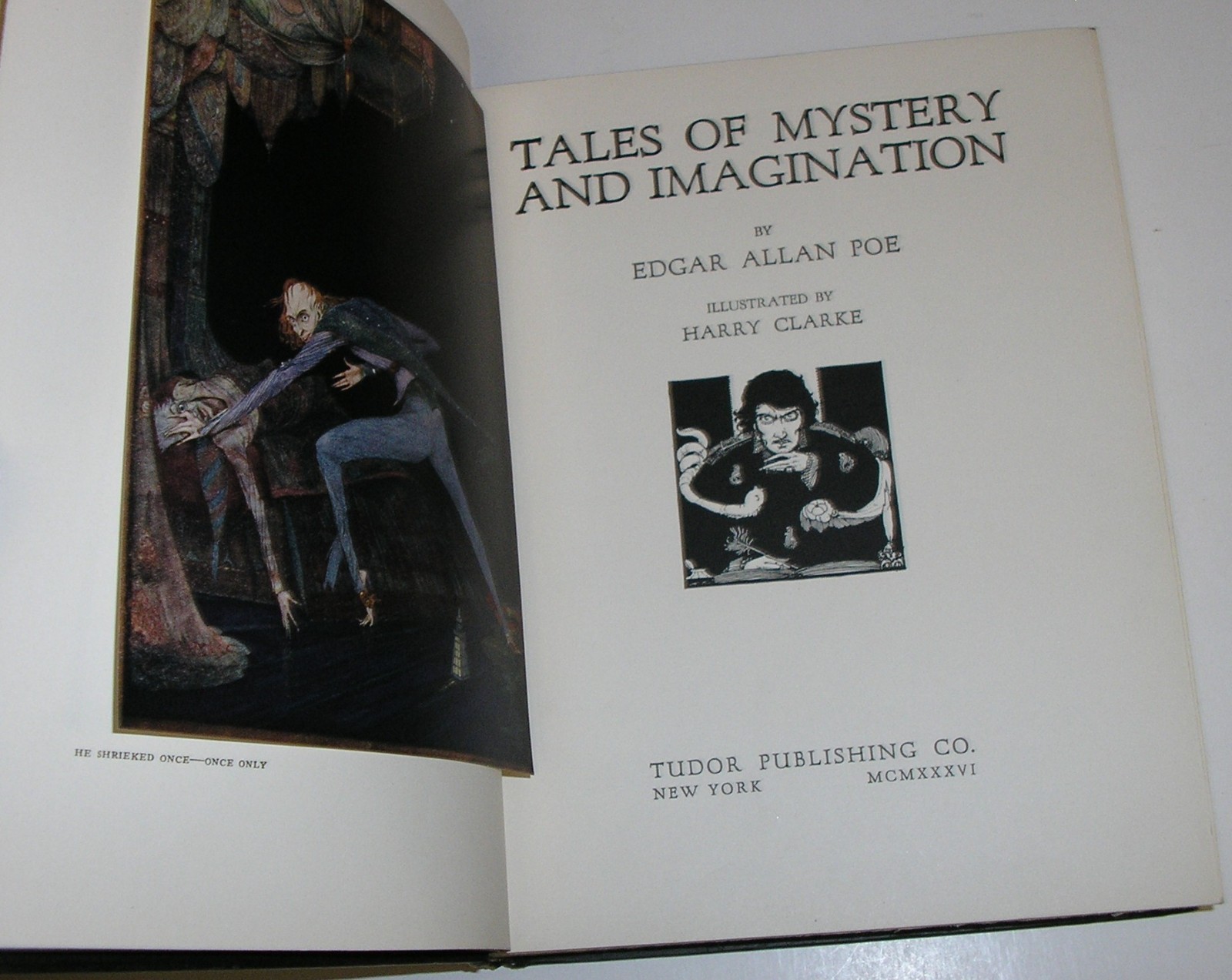 TALES OF MYSTERY AND IMAGINATION by EDGAR ALLAN POE 1936 HB w/Illustrations