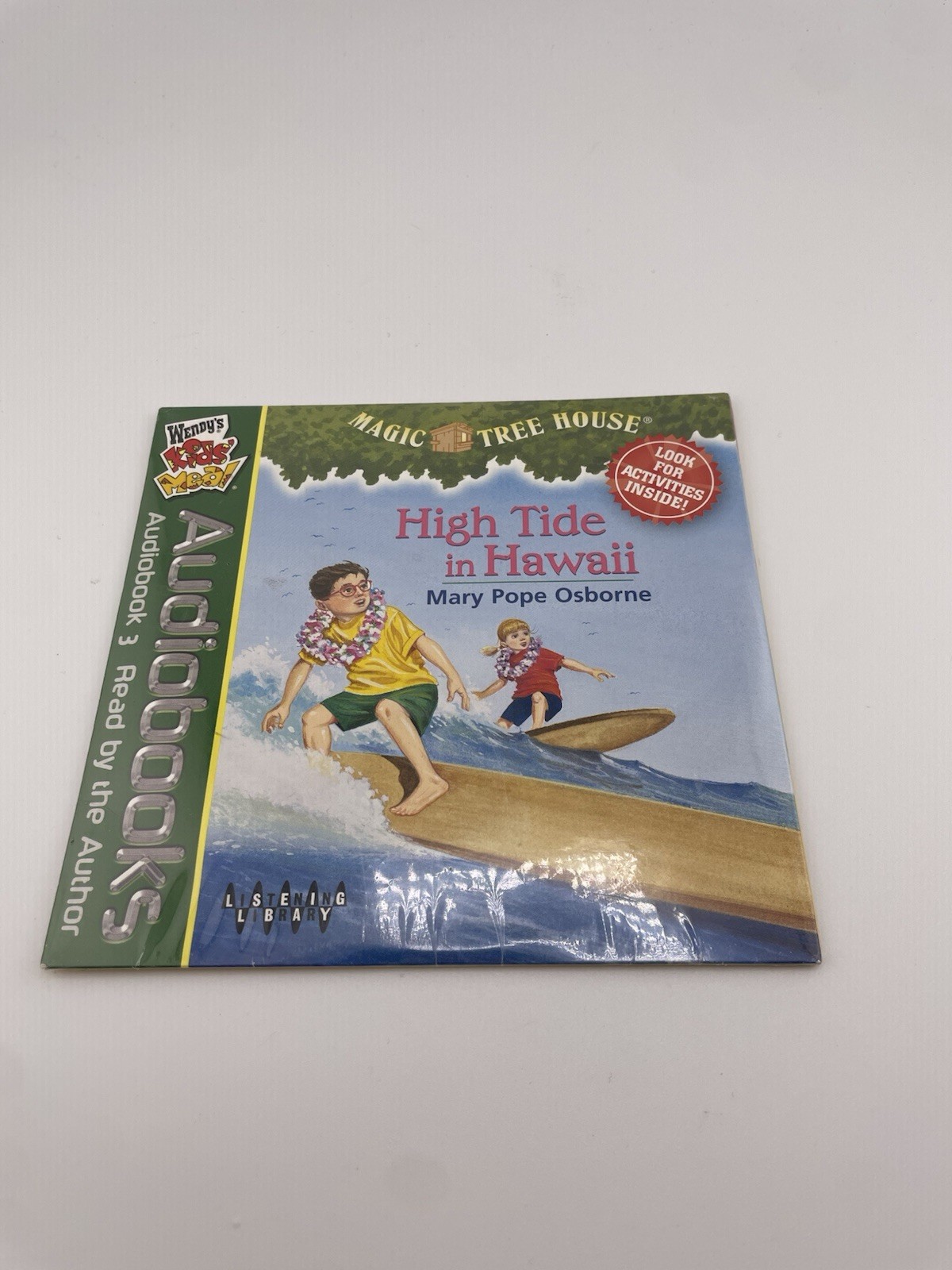 SEALED! Wendys Magic Tree House Book High Tide in Hawaii Audiobook Mary Osbourne