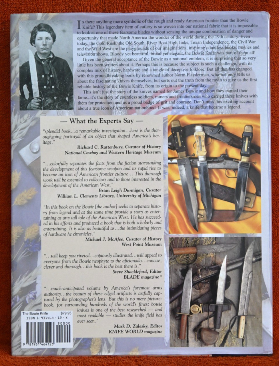 THE BOWIE KNIFE book by FLAYDERMAN -NICE-