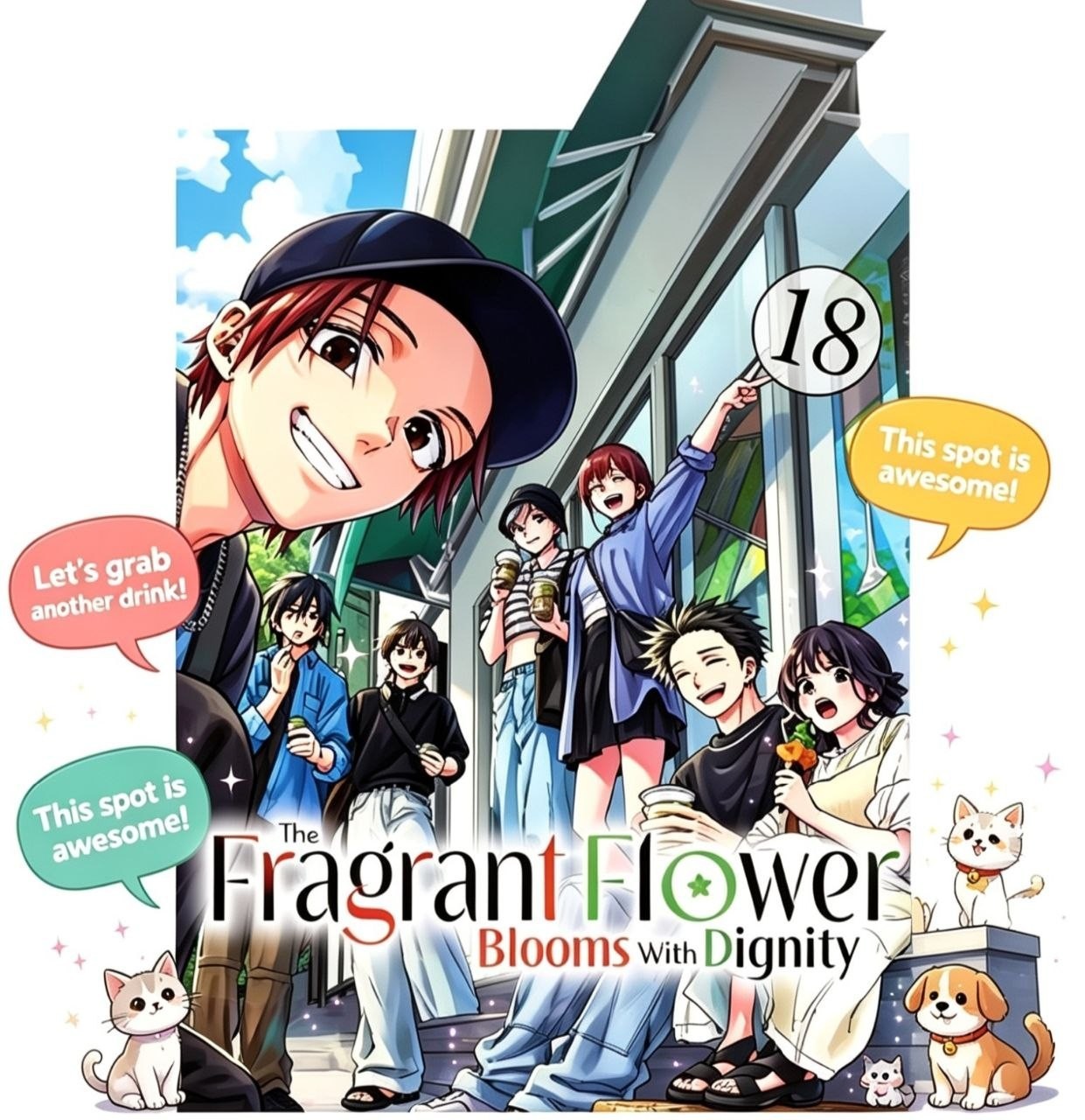 The Fragrant Flower Blooms with Dignity Vol. 1-22 English Manga Comic Set