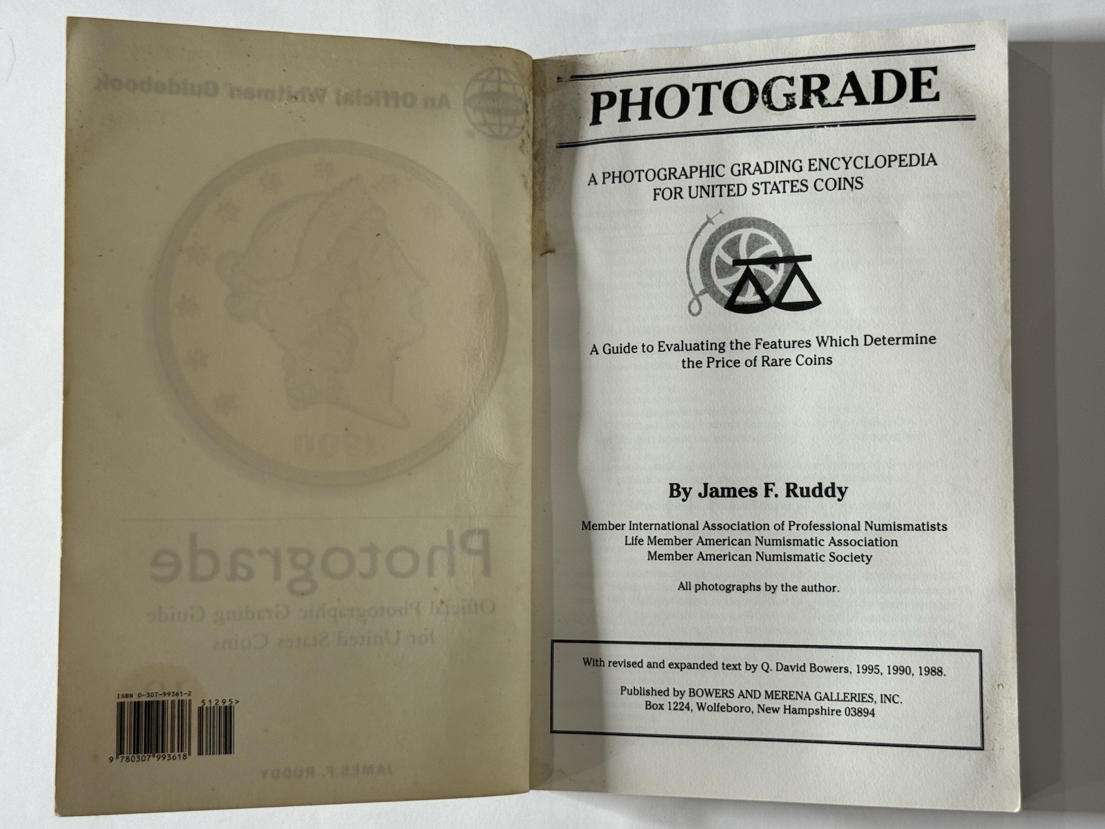 Photograde Official Whitman Guidebook -Photographic Grading Guide 18th Edition