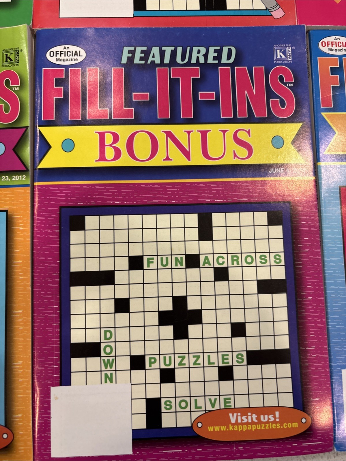 Kappa Fill-It-Ins Puzzle Magazine Lot Of 9