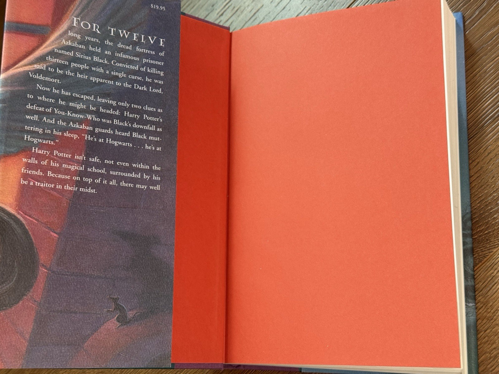 1999 HARRY POTTER and the Prisoner of Azkaban by J. K. Rowling, TRUE 1st Edition