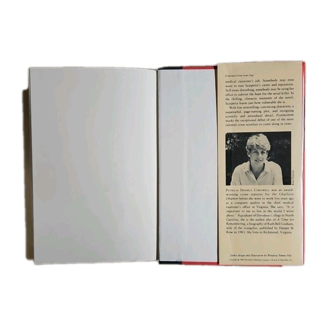 Postmortem by Patricia Daniels Cornwell First Ed Dr. Kay Scarpetta Debut HC/DJ