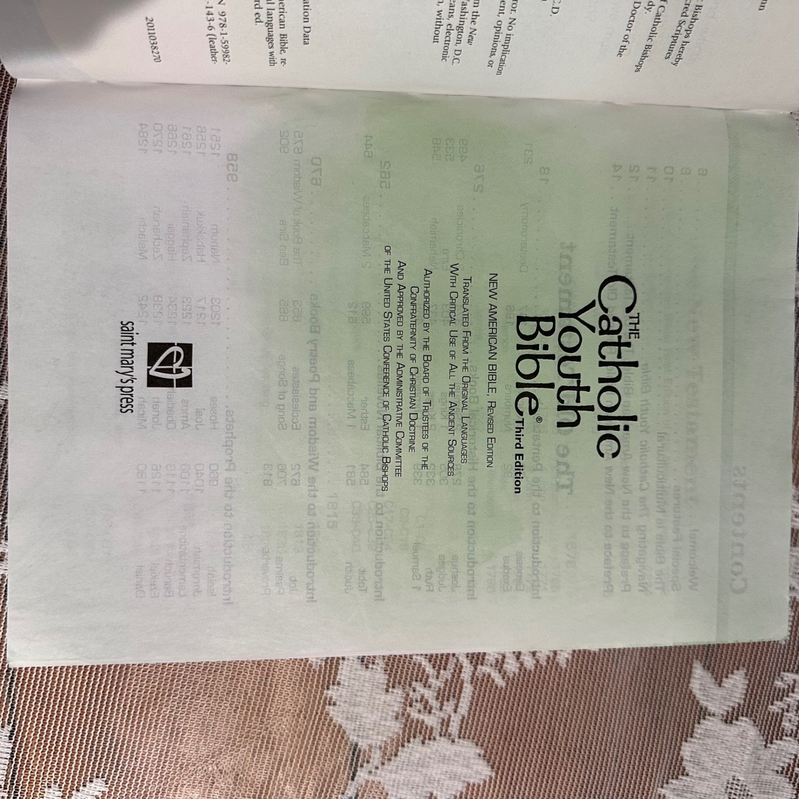 The Catholic Youth Bible Revised Edition New American Bible Saint Marys Press