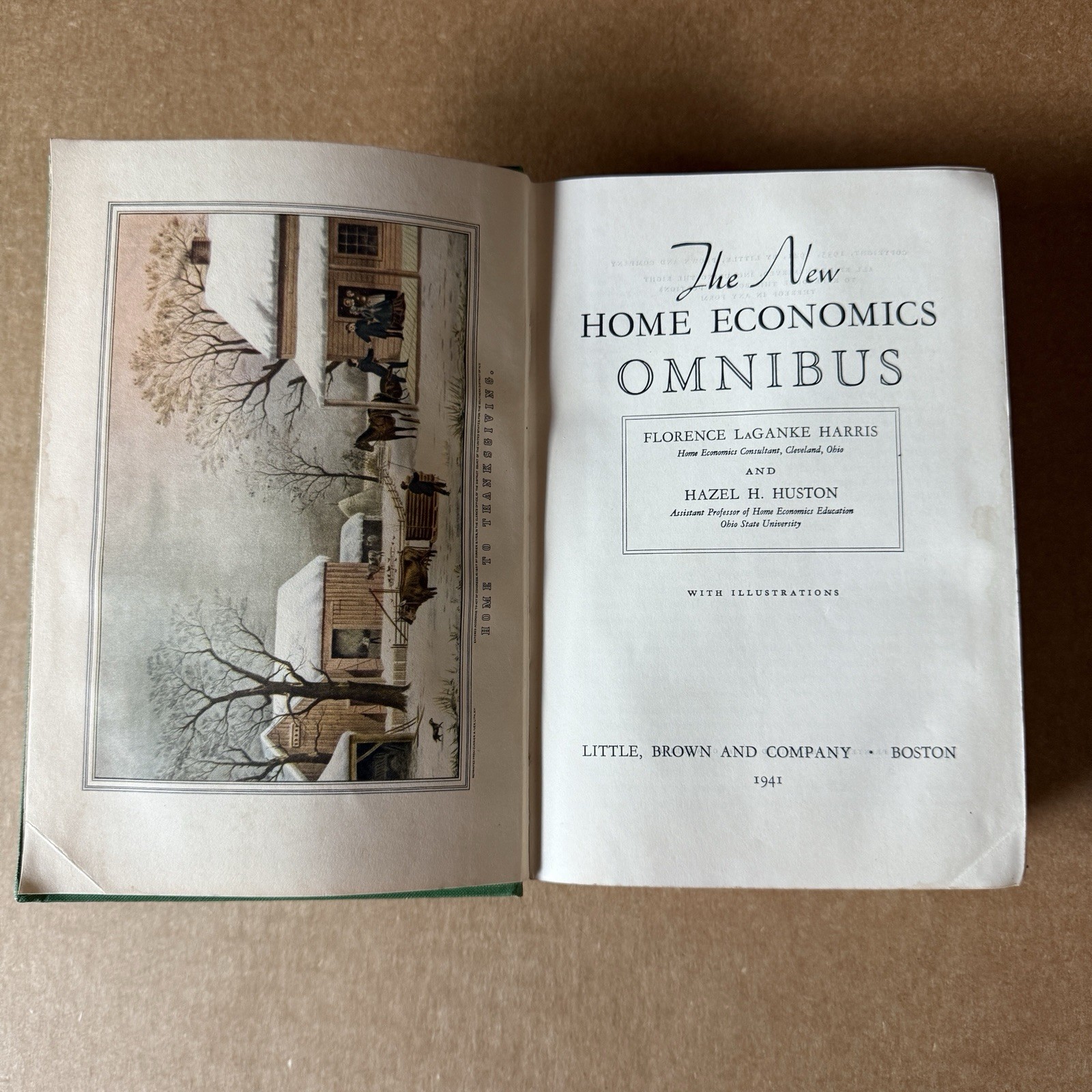 VTG Home Econmics/Homemaker’s Guide 1941 “The New Home Economics Omnibus” Read