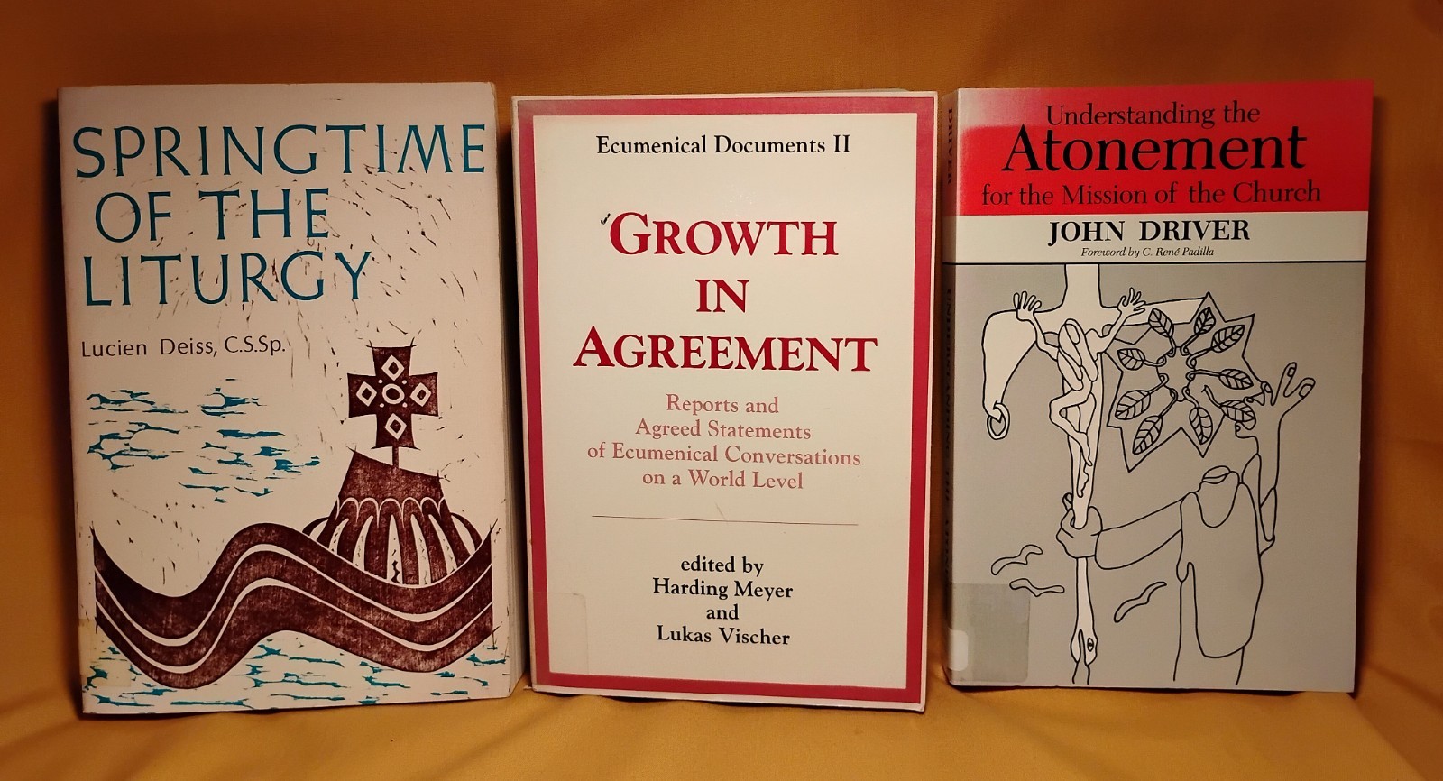 Liturgy Atonement Ecumenical Documents Theology Doctrine Unity 3 PB book lot