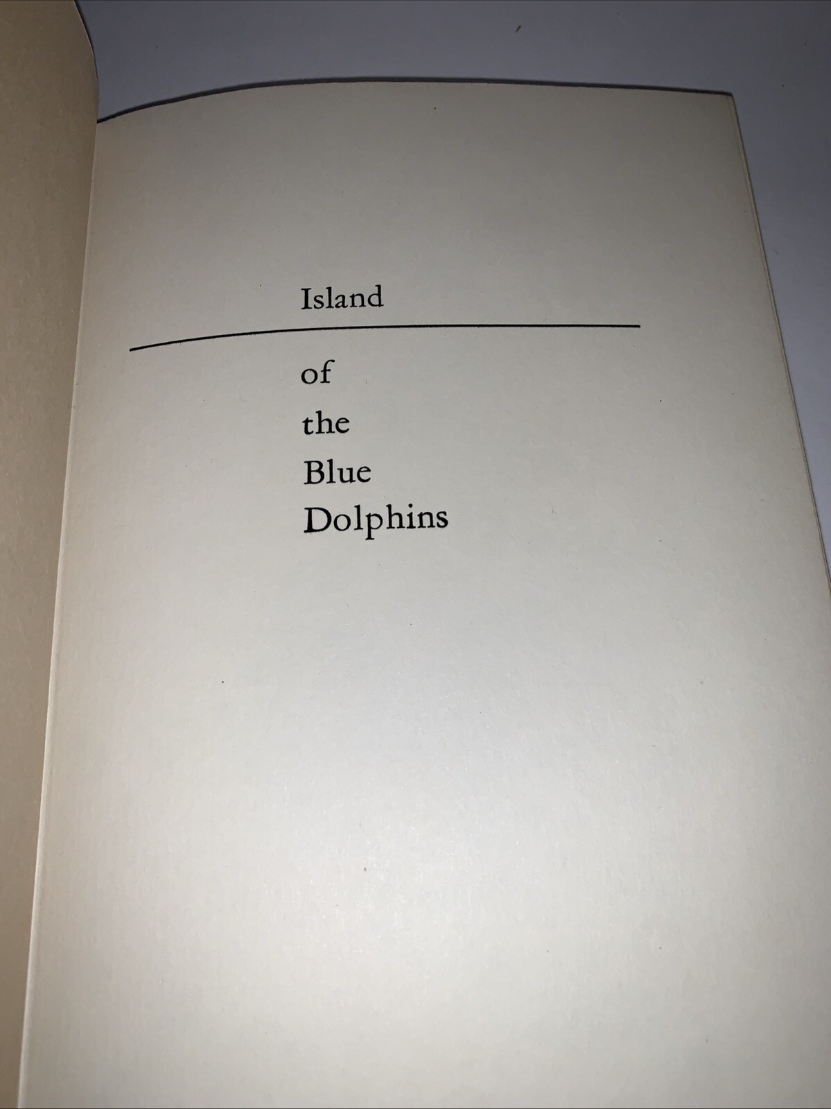 Island Of The Blue Dolphins By Scott Odell