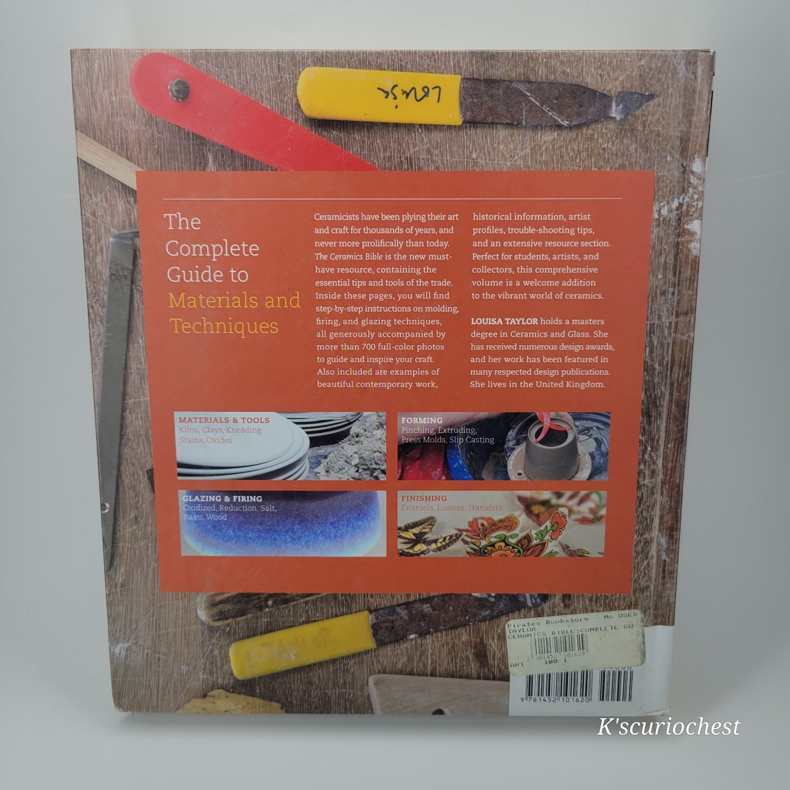Ceramics Bible Complete Guide to Pottery Materials Techniques Craft Book