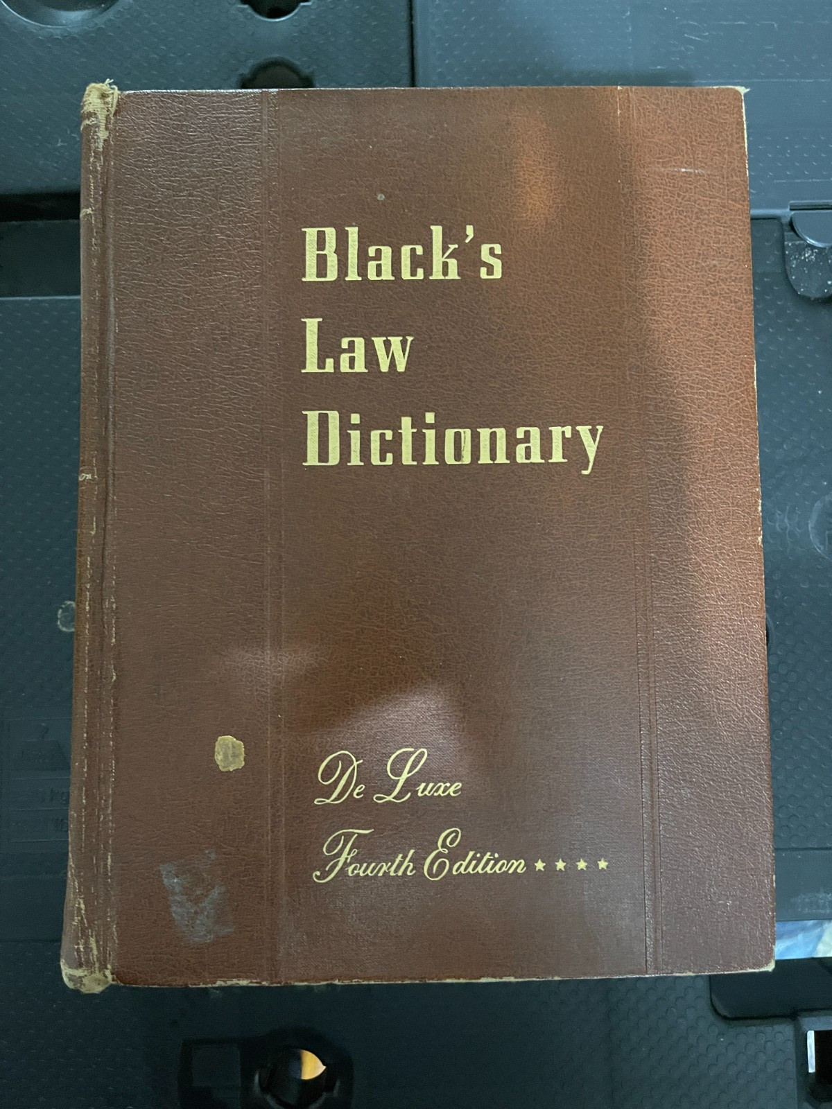 Black’s Law Dictionary De Luxe Indexed Tabbed Fourth 4th Edition 1951