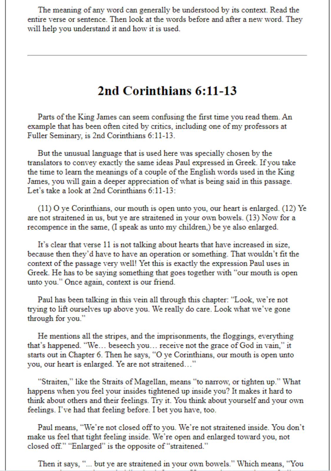 YES YOU CAN READ THE KING JAMES BIBLE | DAVID W DANIELS | CHICK PUBLICATIONS