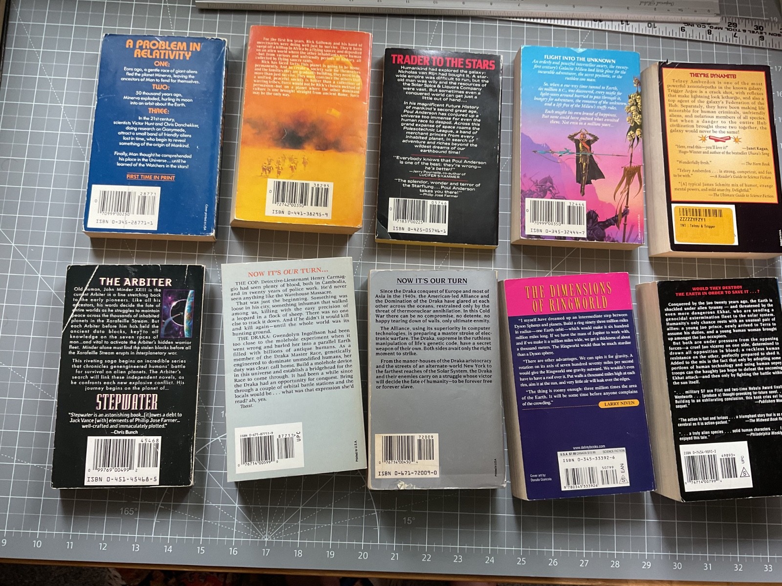 Lot of 18 Vintage Science Fiction Paperbacks