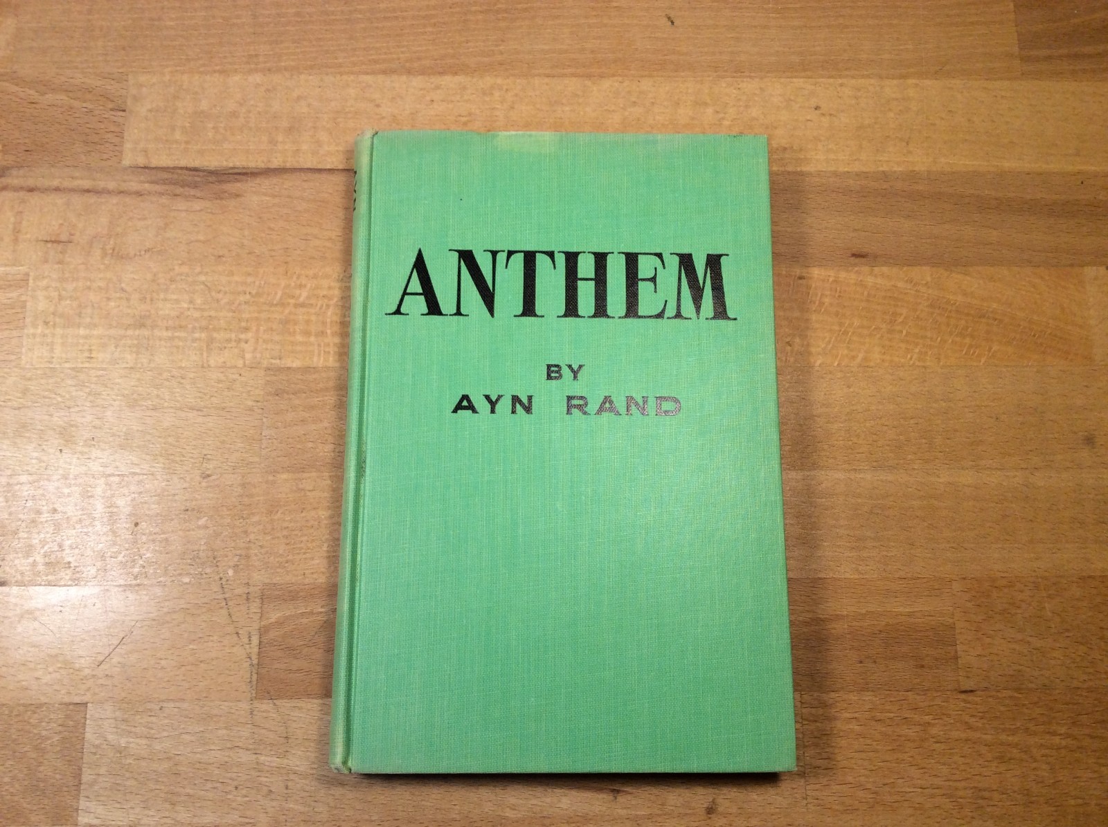 Anthem, Ayn Rand, RARE 1953 Hardcover w/ Dust Jacket
