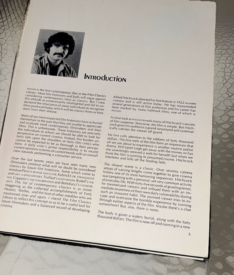 Alfred Hitchcock’s PSYCHO Shot by Shot Photo Book – Richard J. Anoble – 1974