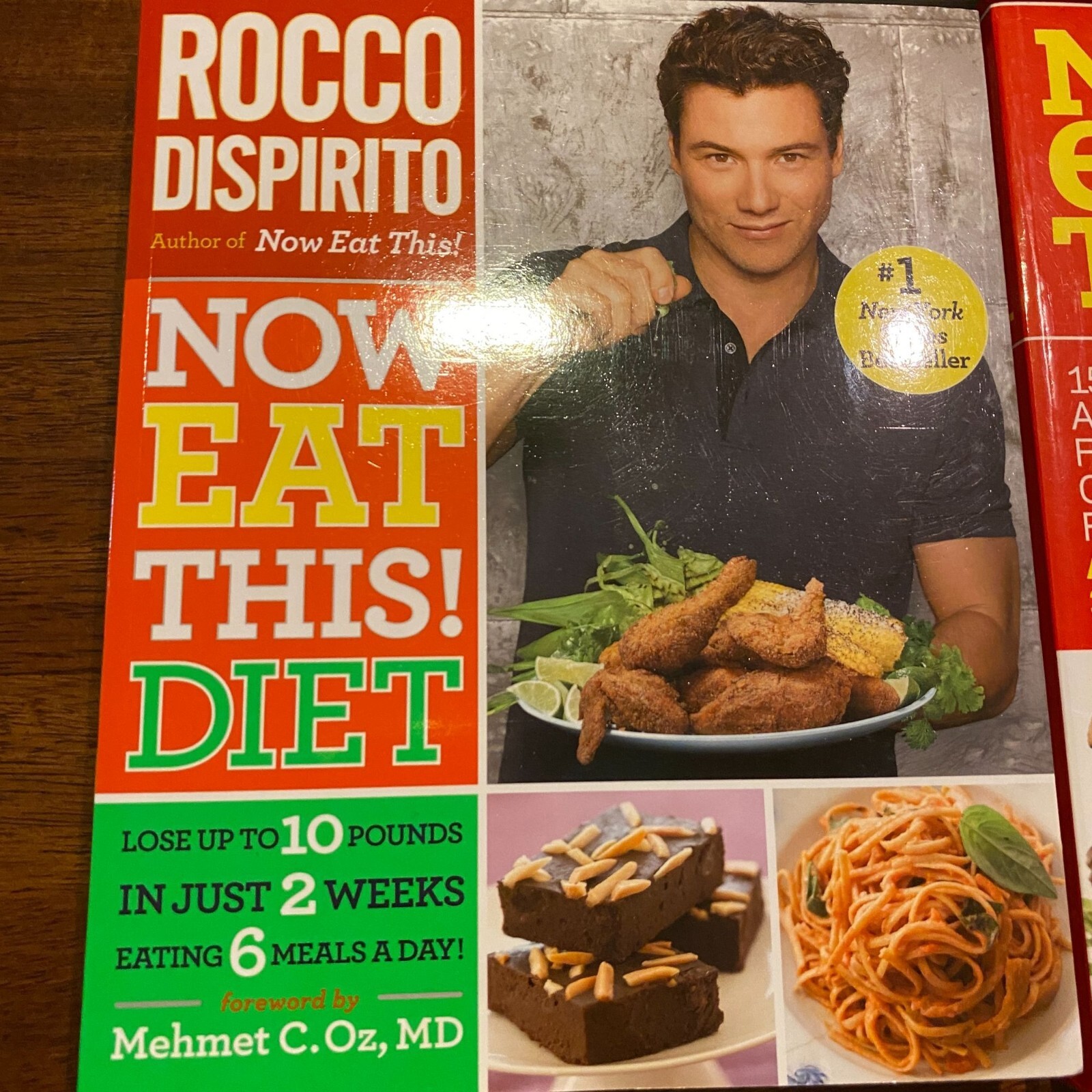 Rocco Dispirito cookbook lot Now eat this Italian comfort foods diet recipe book