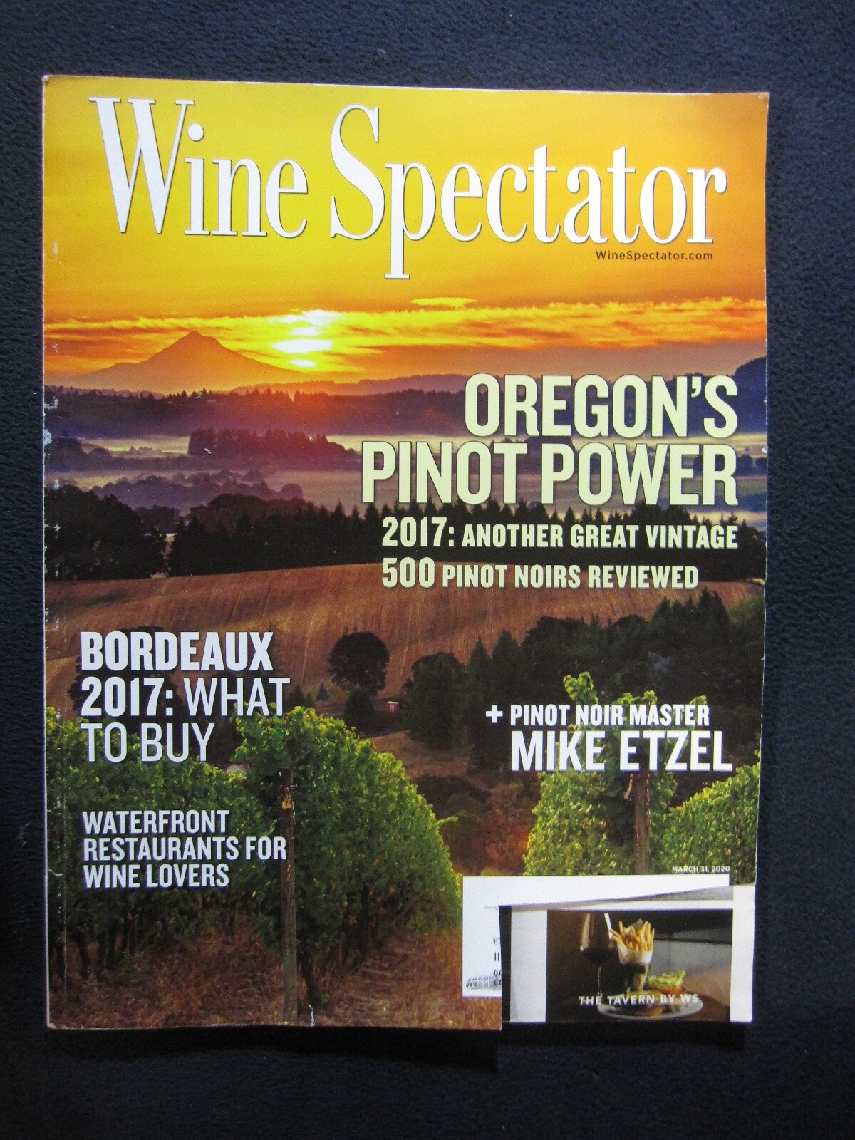 Wine Spectator Magazine March 31, 2020 | Oregons Pinot Power