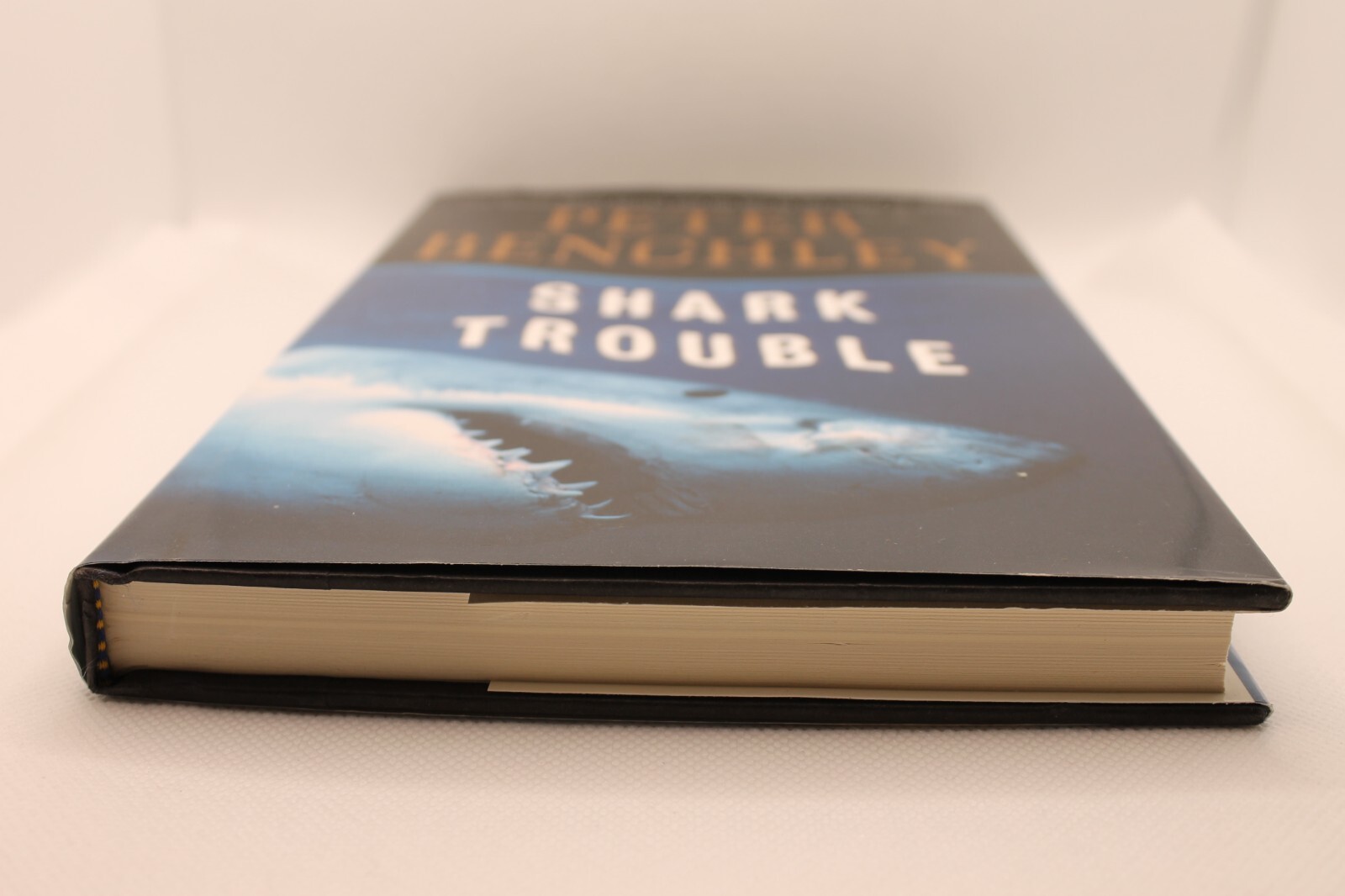 Shark Trouble by Peter Benchley Hardcover 2002 Attacks Great White Tiger Bull