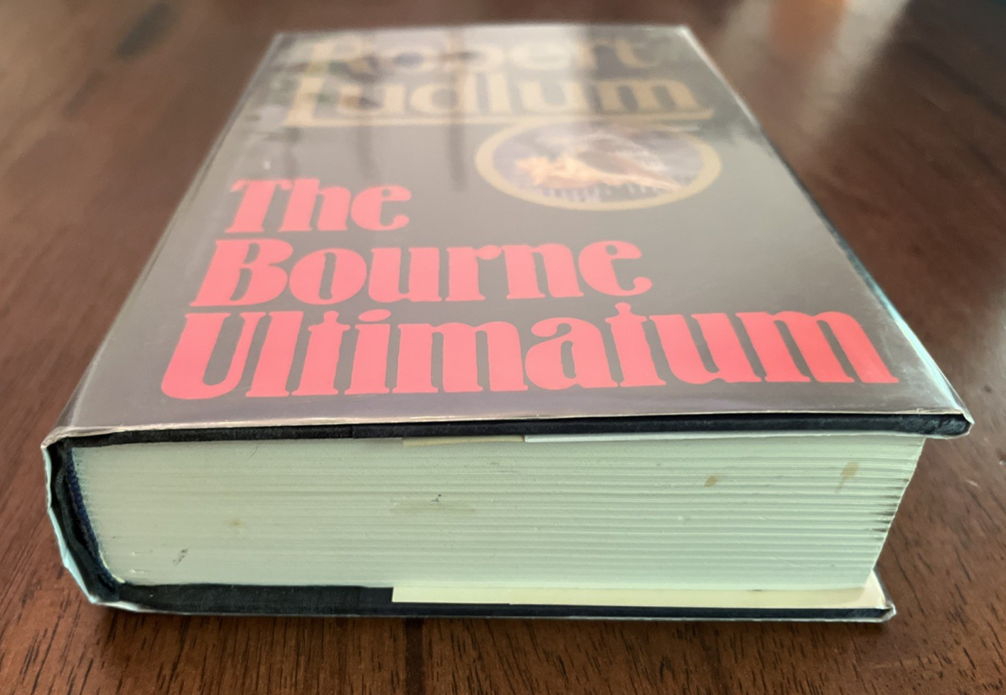 The Bourne Ultimatum, by Robert Ludlum, HCDJ 1990 Stated First Edition