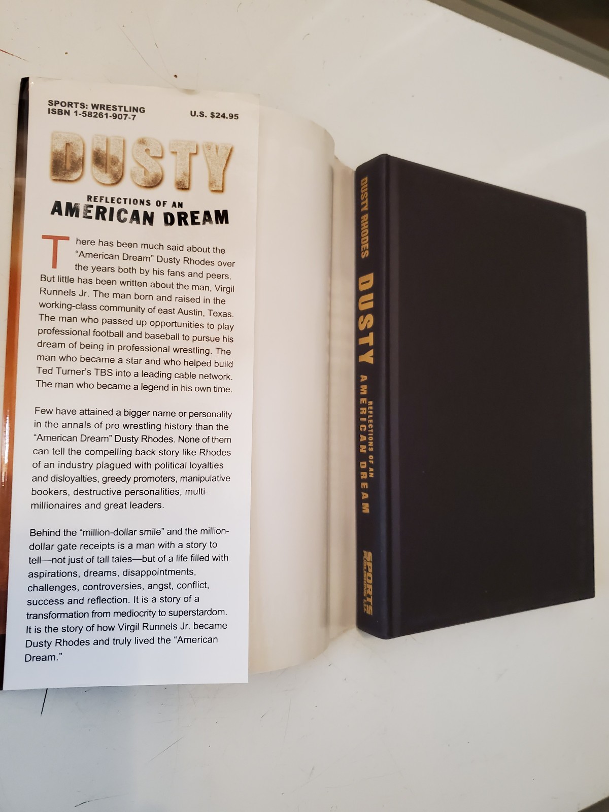 DUSTY Reflections of an American Dream by Dusty Rhodes – AUTOGRAPHED- NEW