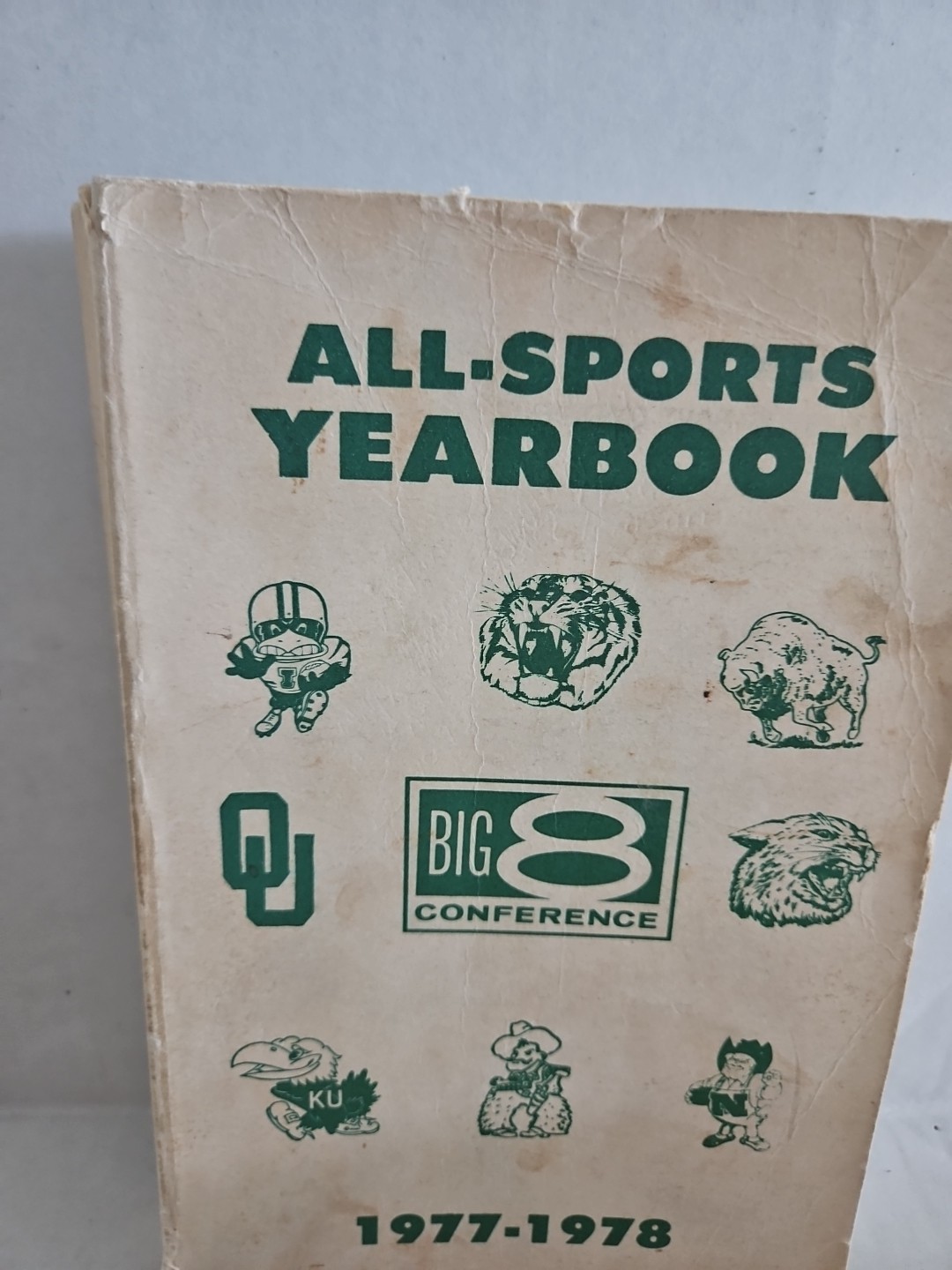 Big 8 Conference All-Sports Yearbook 1977-78 734 Pages See Pics For Flaws