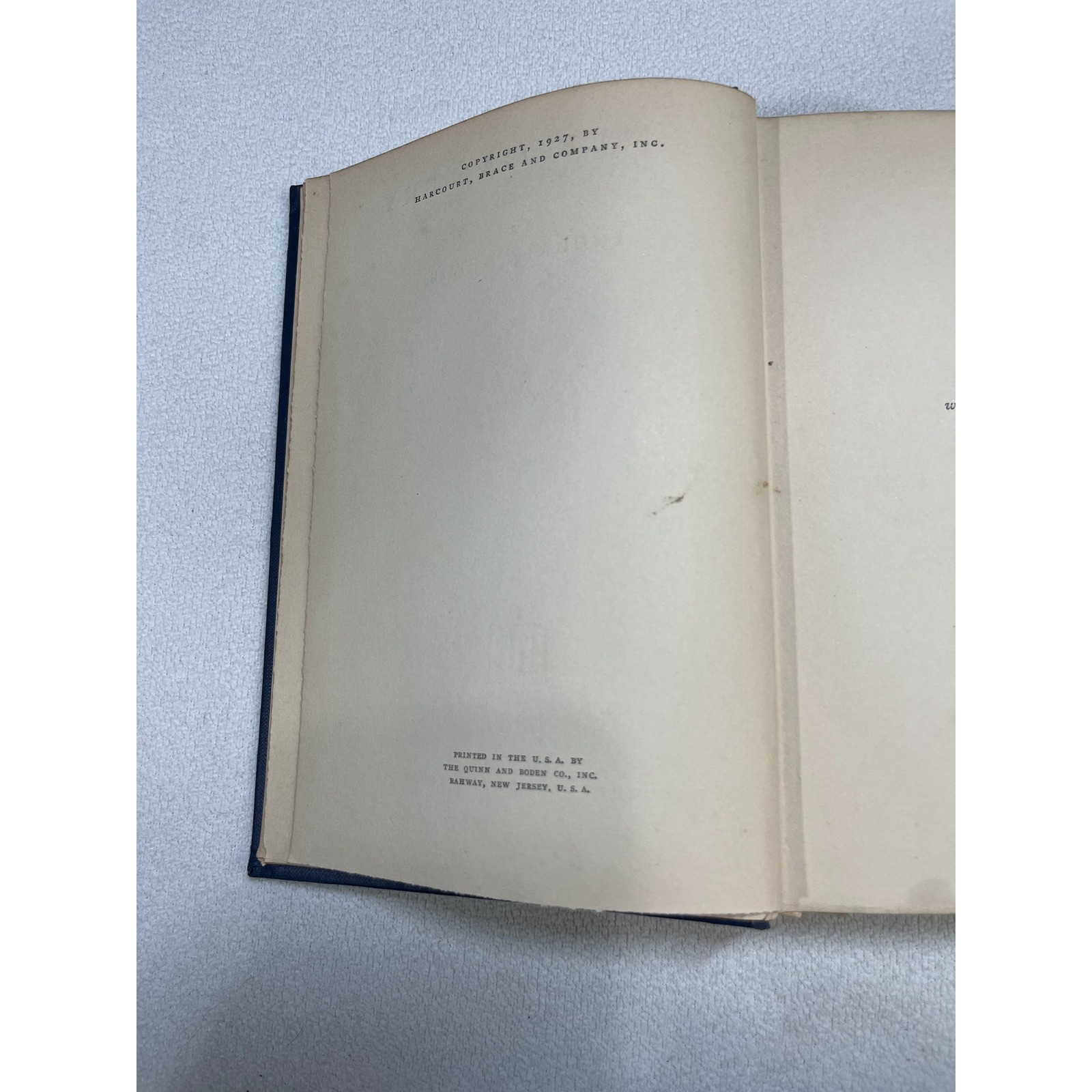 Elmer Gantry by Sinclair Lewis 1927 First Edition Harcourt Brace and Company
