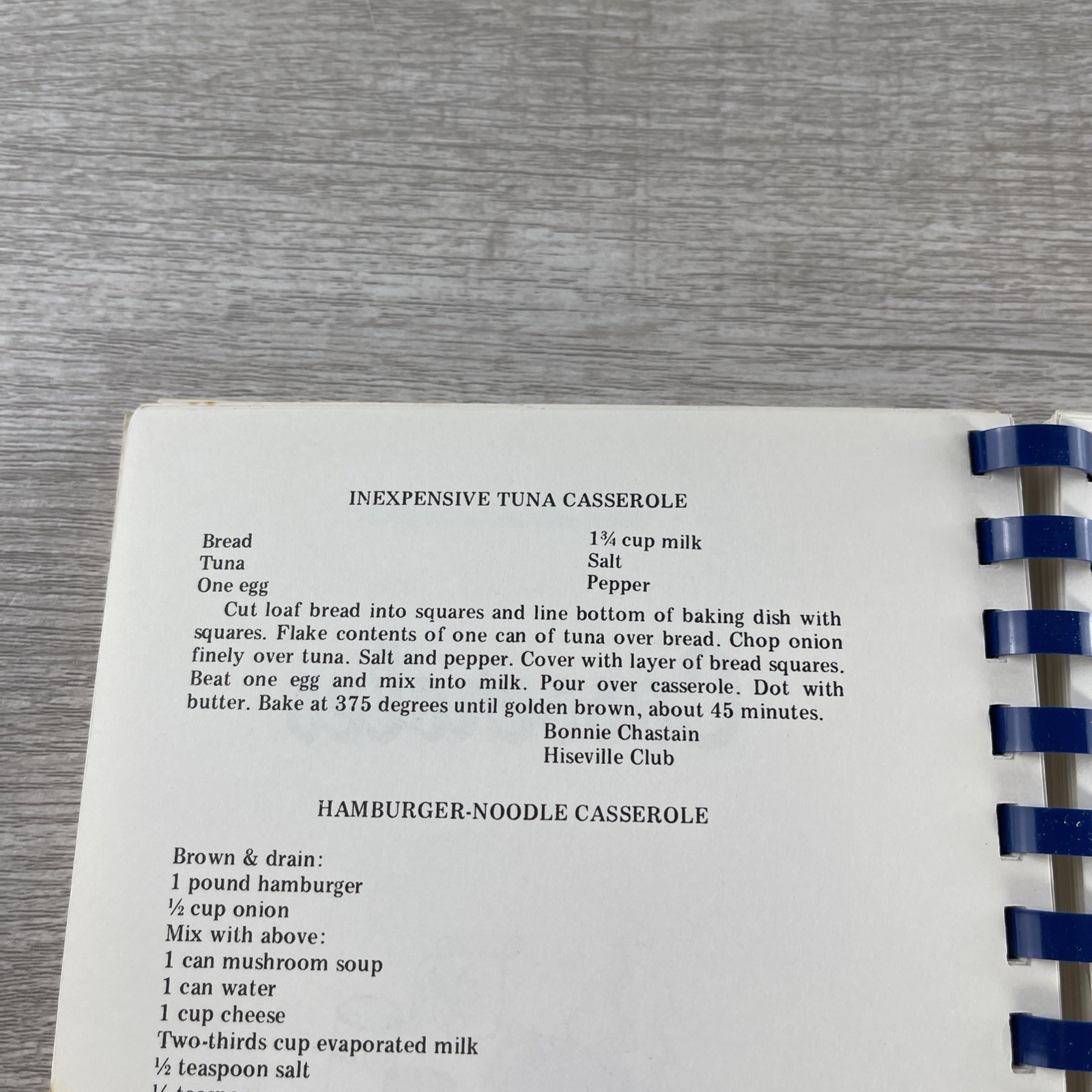 VTG Barren County Homemakers Bicentennial Recipe Cookbook 1976 Pages 212