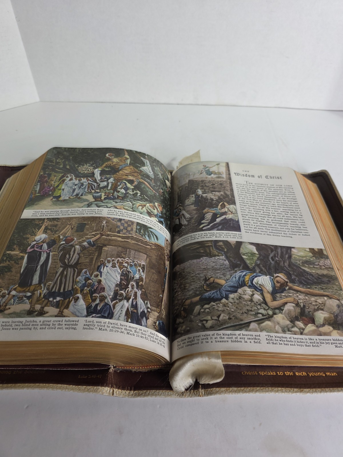 HOLY BIBLE 1958 Catholic Press HOLY ANGELS DELUXE EDITION Illustrated