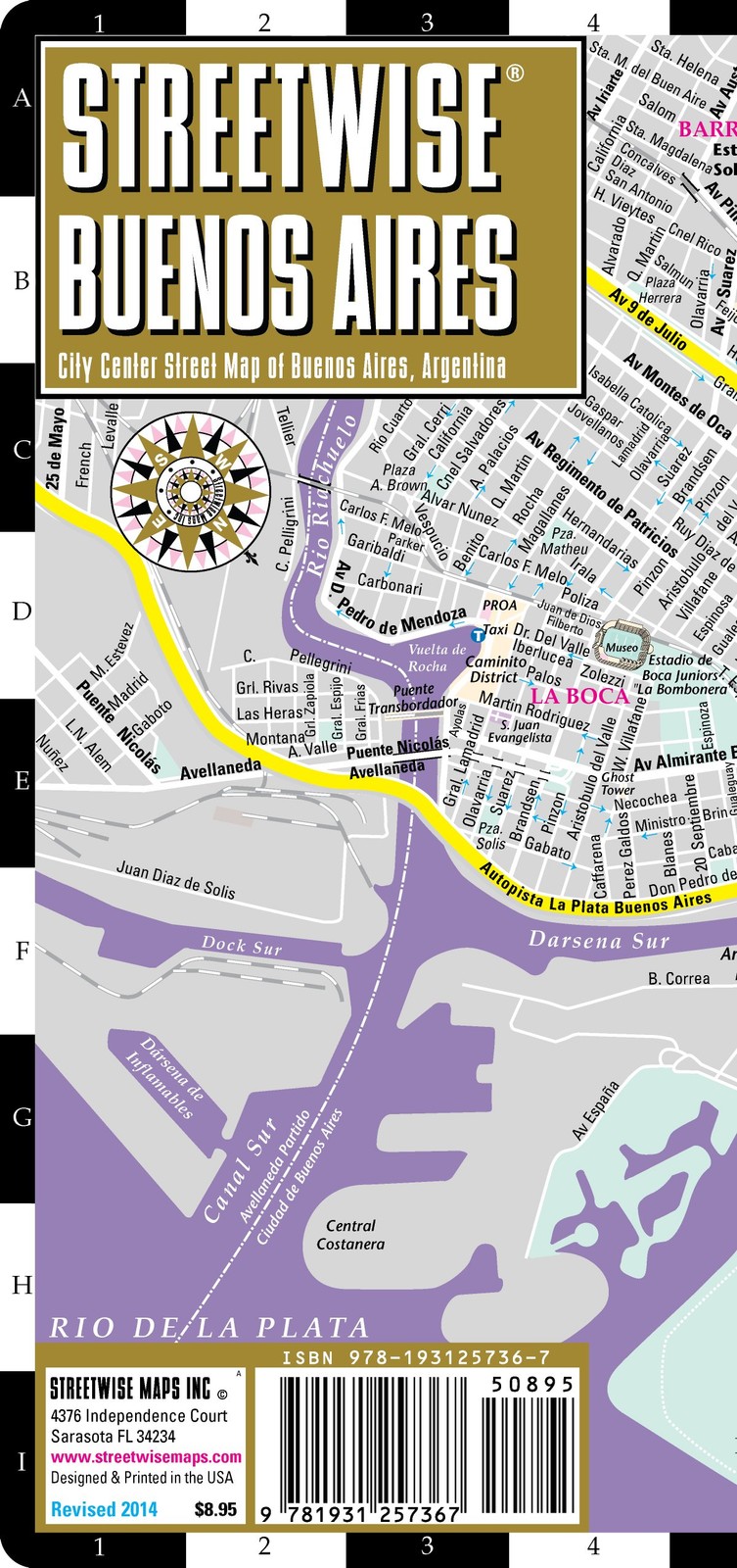 Streetwise Buenos Aires Map – Laminated City Center Street Map of Buenos Air…