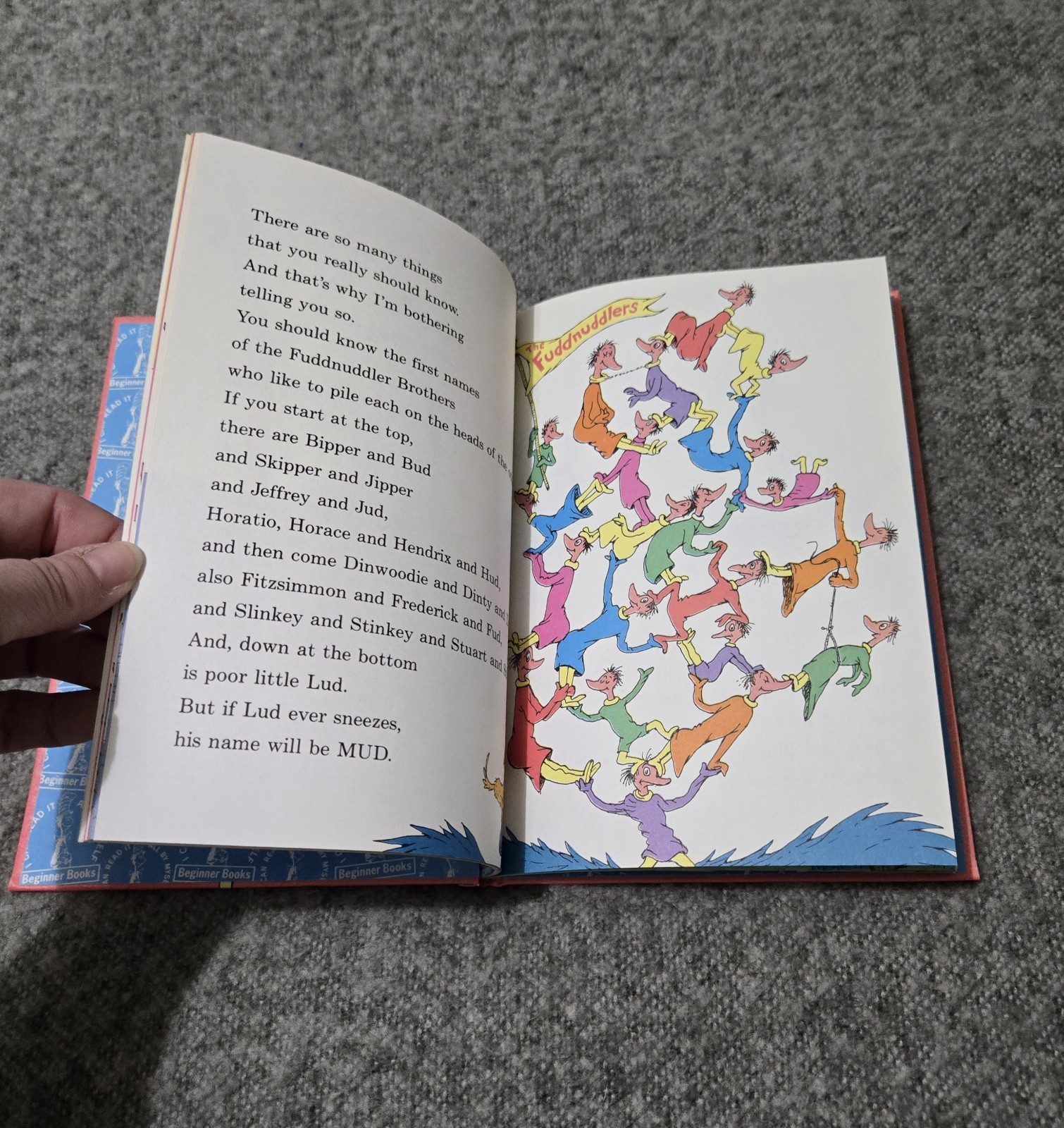 Vintage Dr Suess Oh Say Can You Say Book Copyright 1979