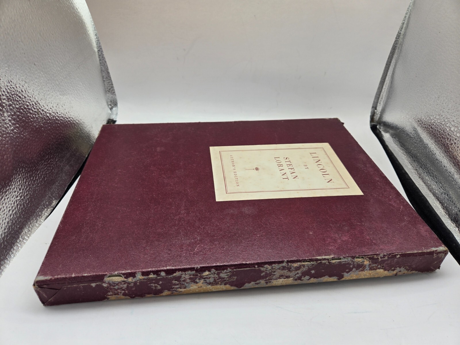 Lincoln Stefan Lorant Author’s Edition w/ slipcase Autographed by author
