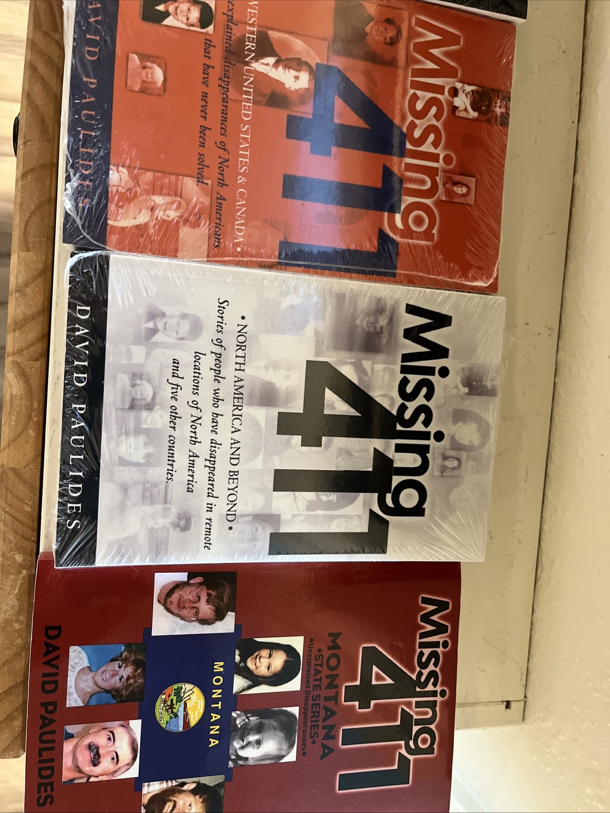 Missing 411 by David Paulides – 5 book set – 4 Unopened