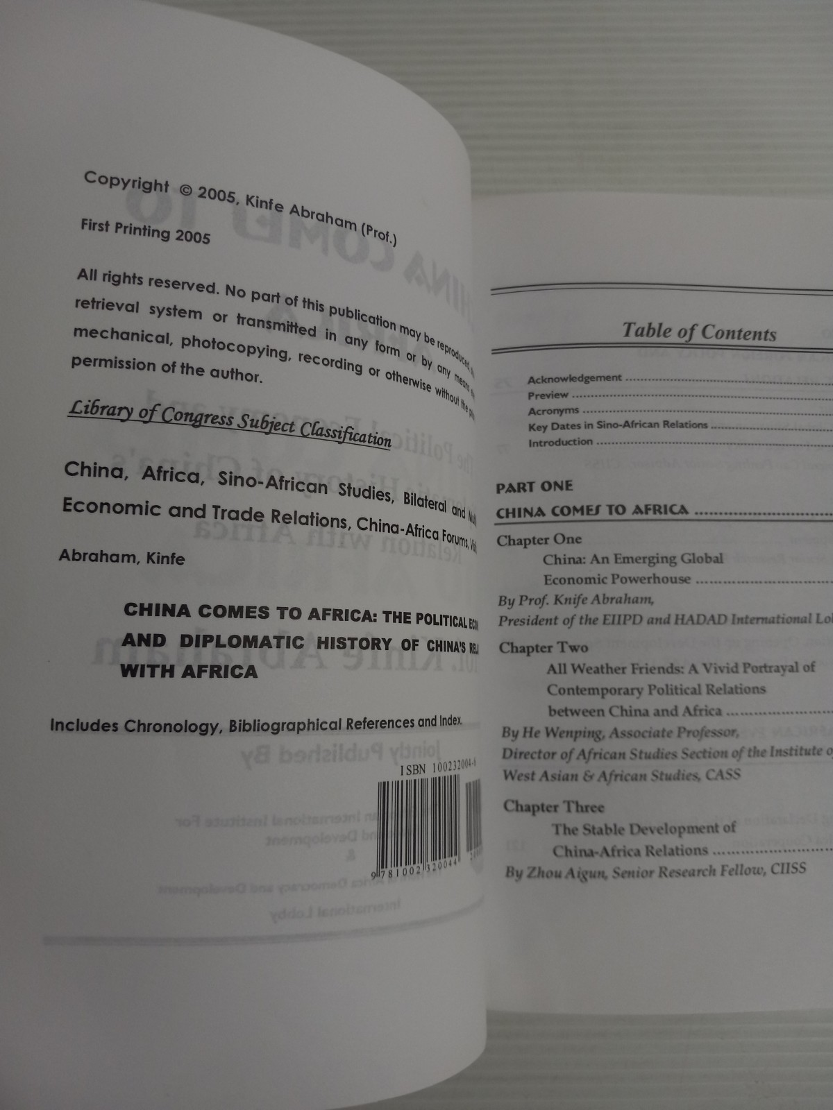 China Comes to Africa The Political Economy and Diplomatic HIstory of China’s…