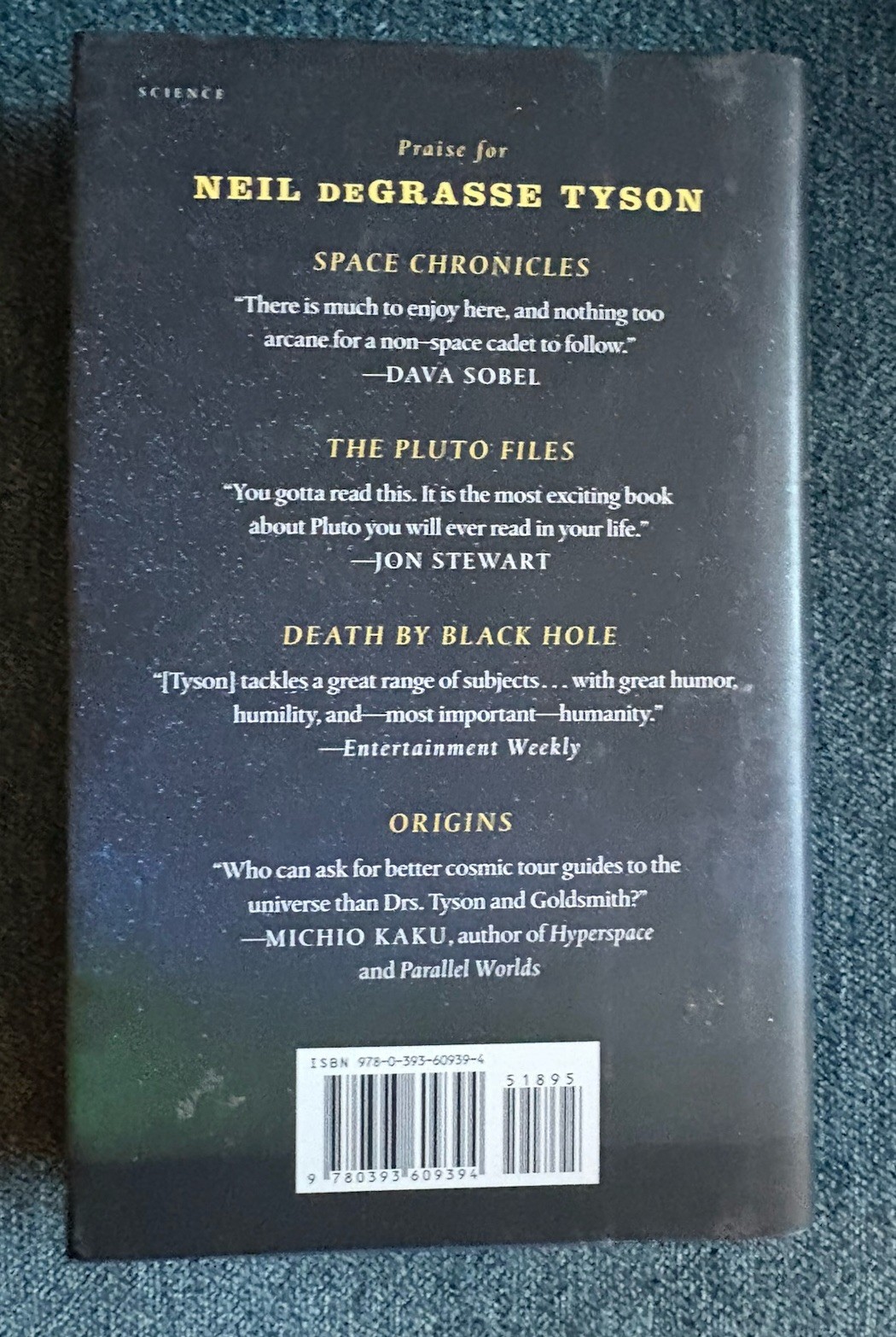 SIGNED “Astrophysics for People in a Hurry” by Neil deGrasse Tyson AUTOGRAPHED