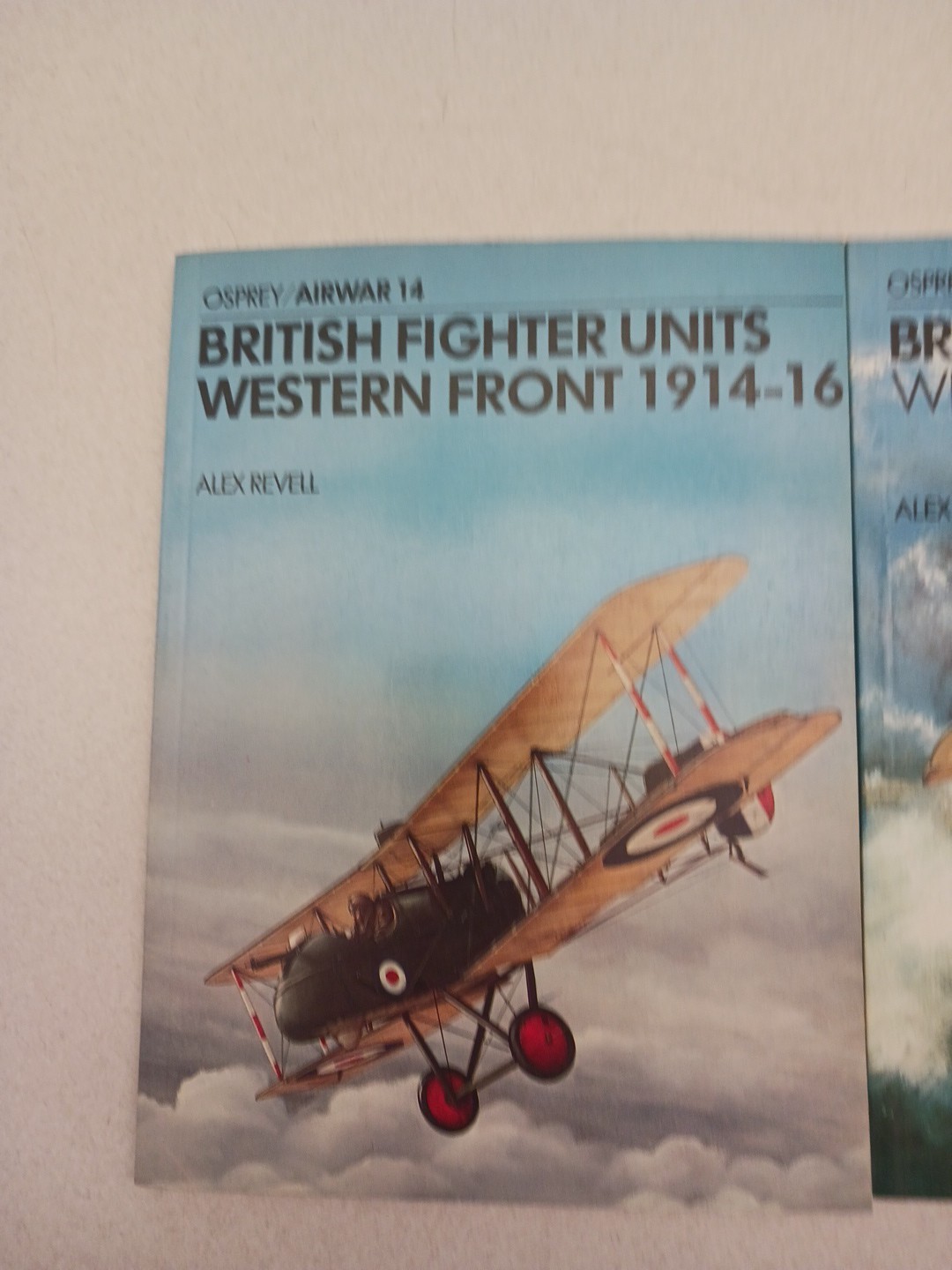 WW1 British Fighter Units: Western Front LOT of 2 (Osprey Airwar #14 #18) Revell