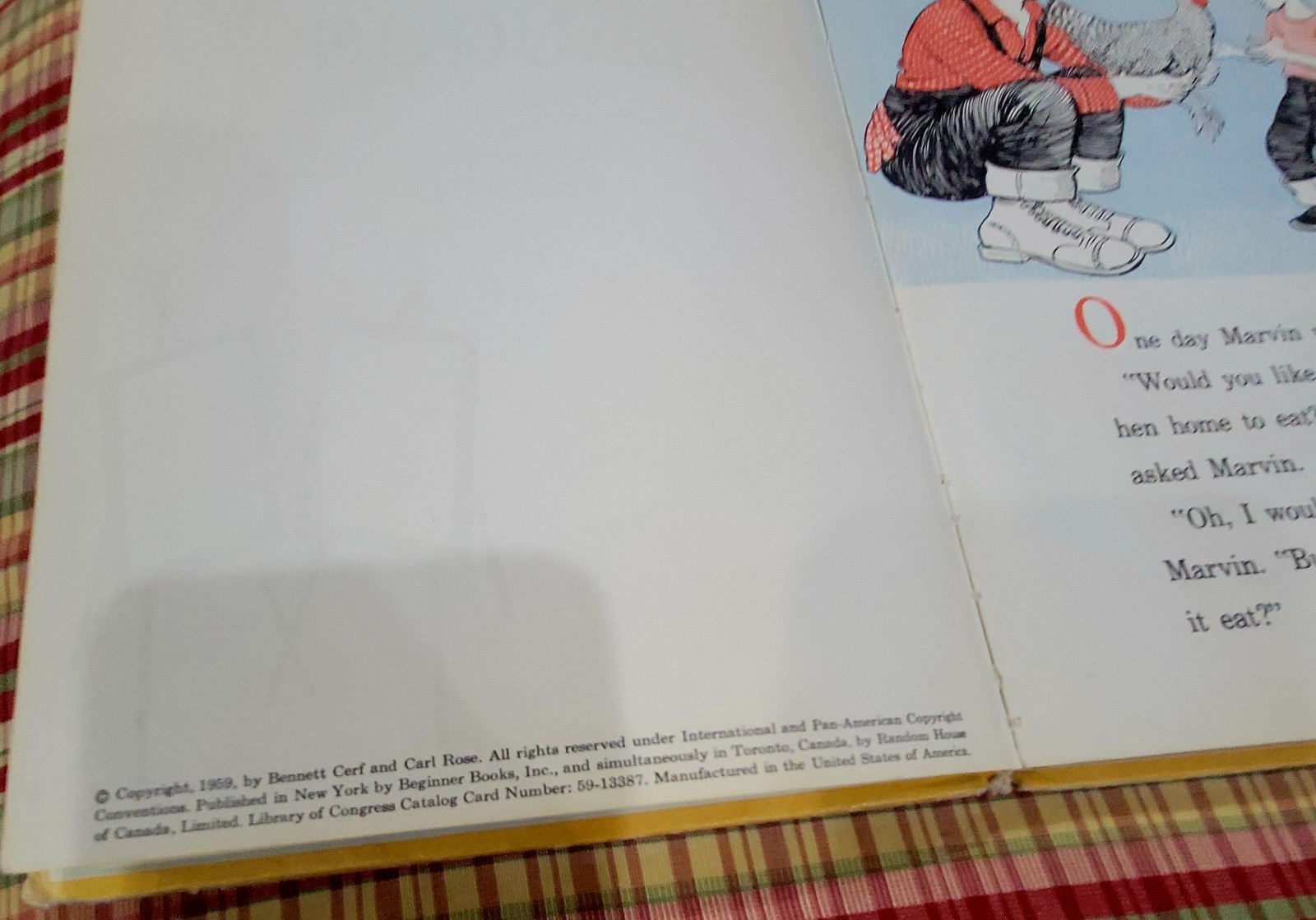 Dr. Seuss Beginner Books Vintage 1959 Book of Laughs By: Bennett Cerf