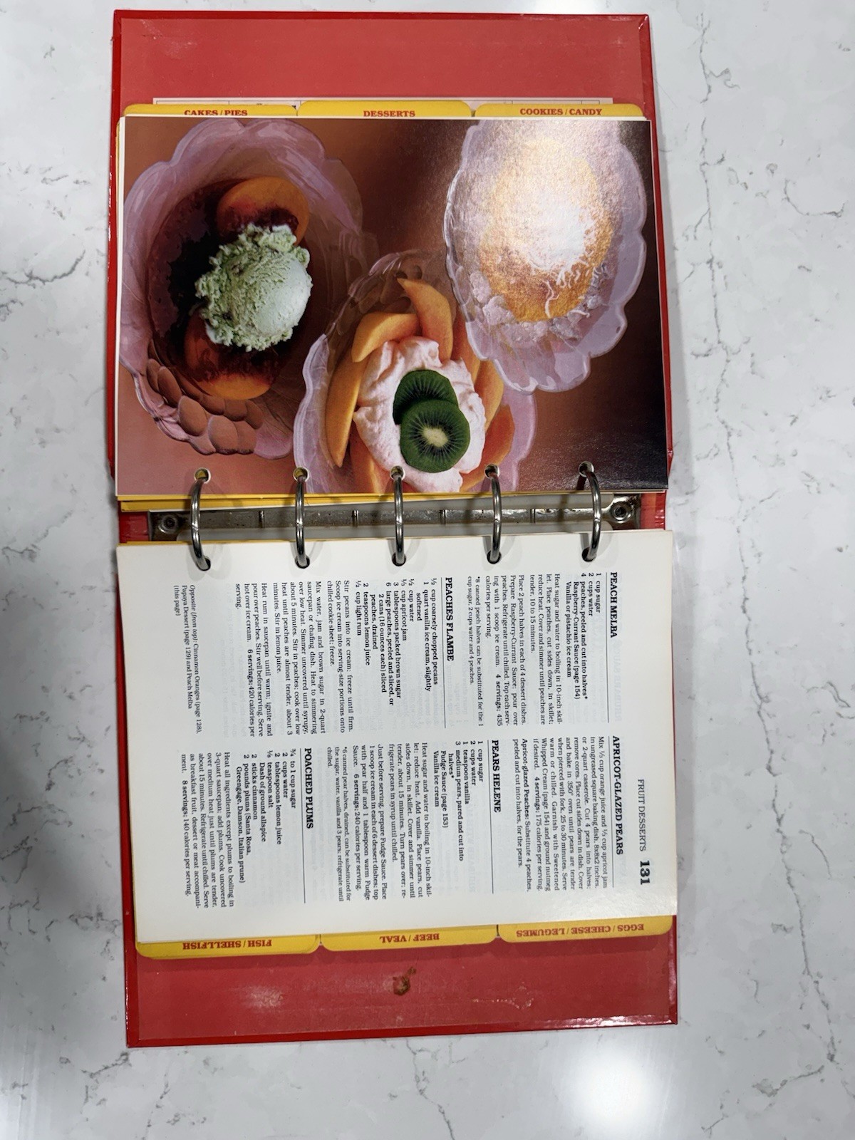 Betty Crocker’s Cookbook Golden Press 5 ring Binder 1986 Classic Cooking Recipes