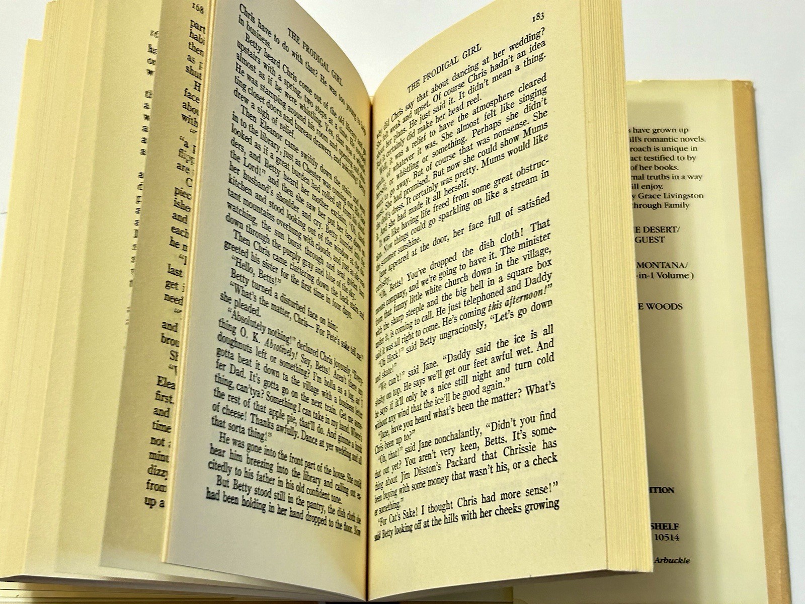 The Prodigal Girl – Grace Livingston Hill Special Family Bookshelf edition: 1989